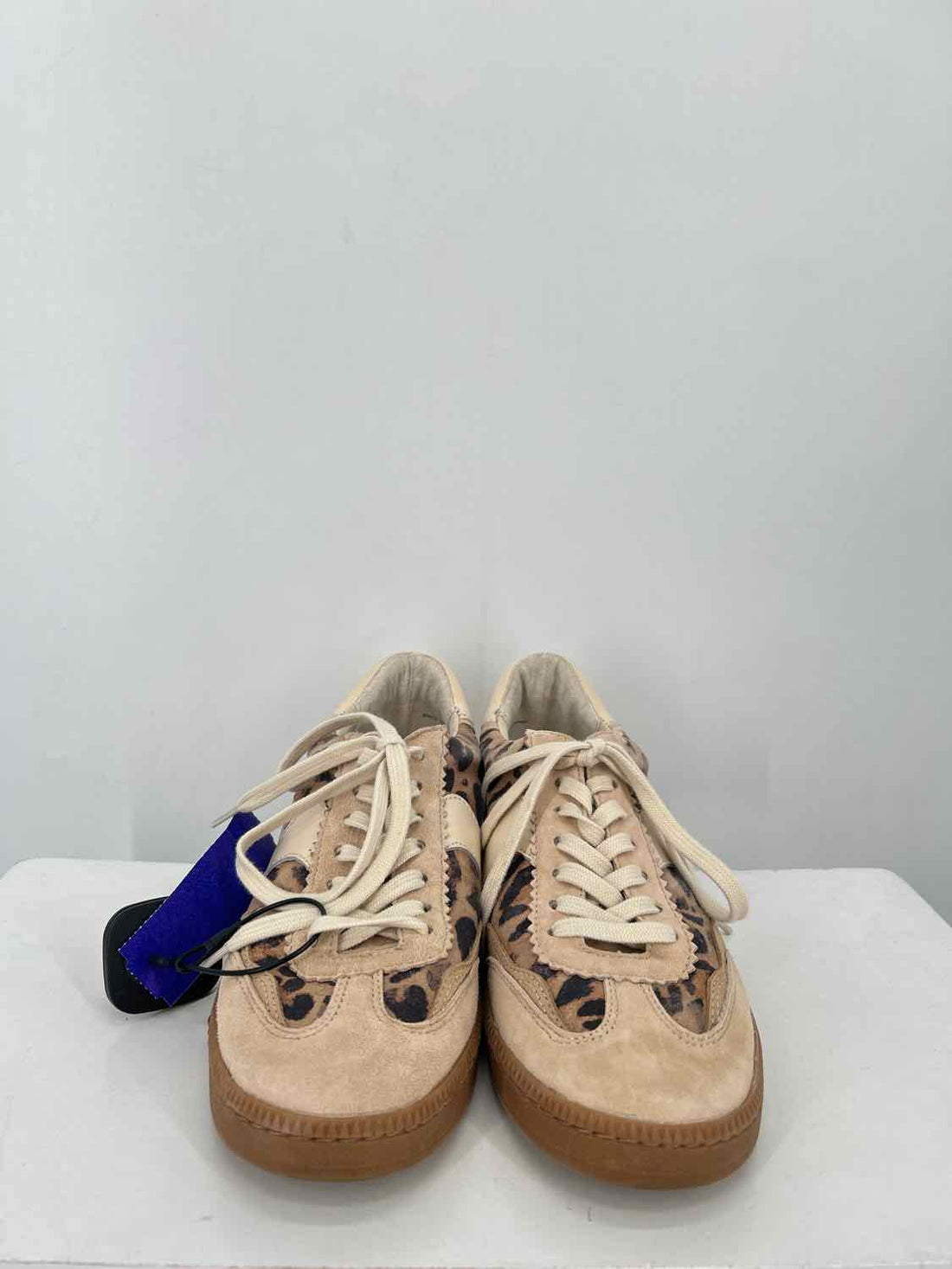 Dolce Vita Notice Women Size 7.5 Beige Leopard Sneakers