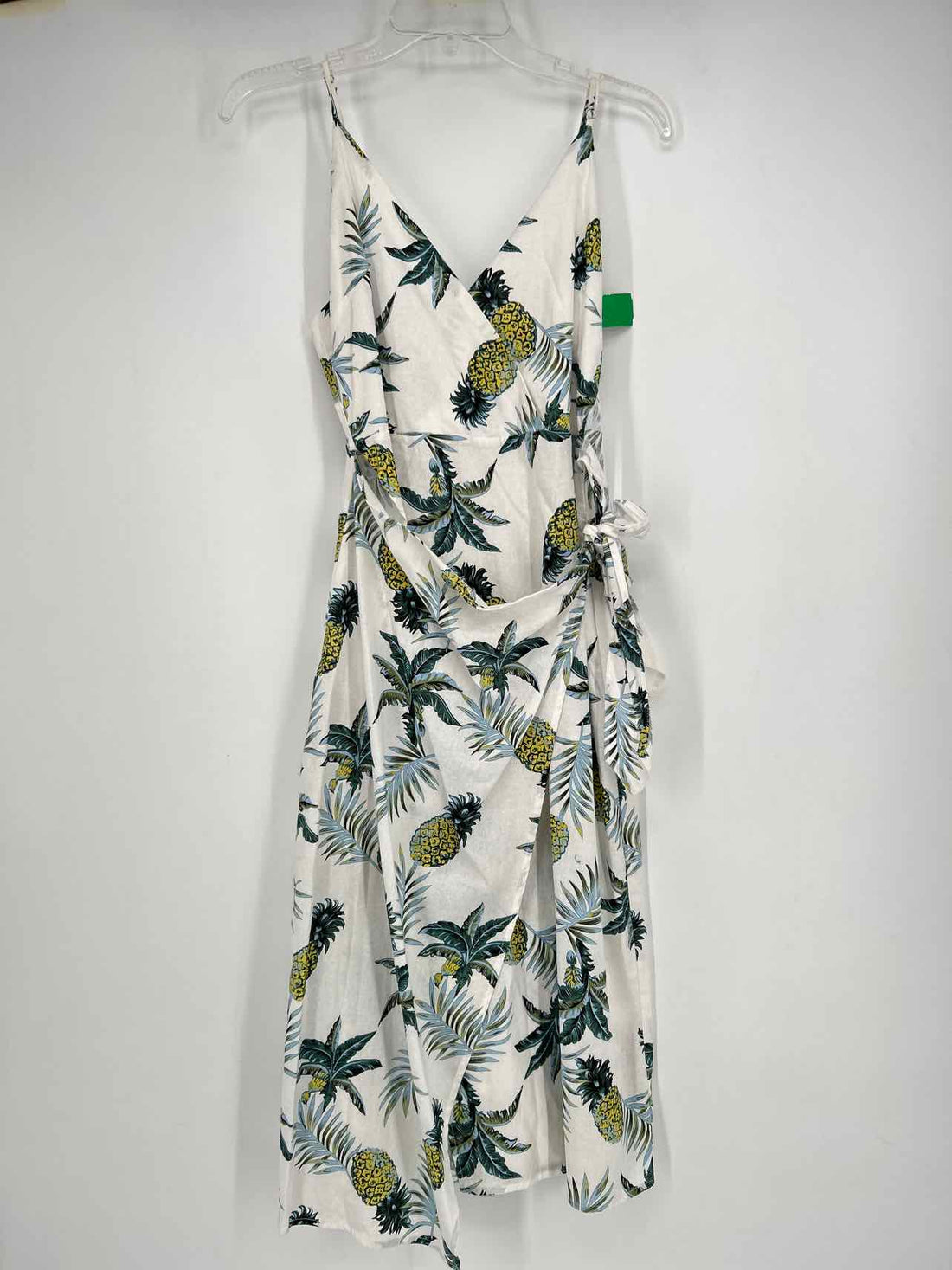 Love + Harmony Size S White Print Cotton & linen Sleeveless Dress