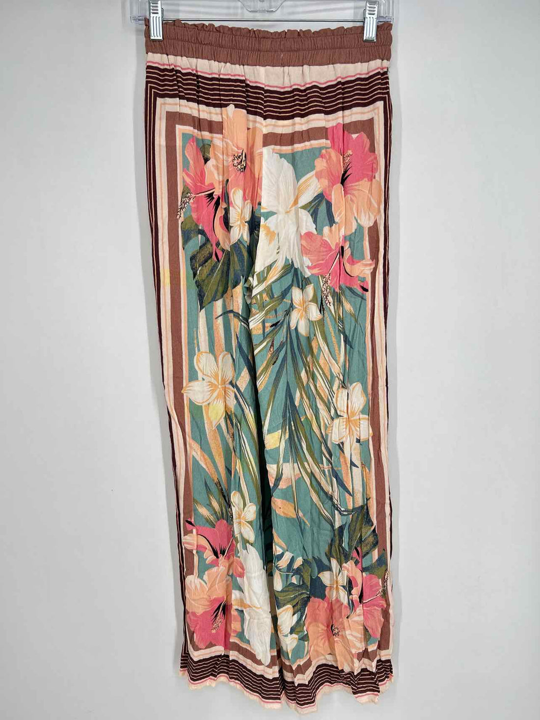 Oneil Size S Brown Floral Pants