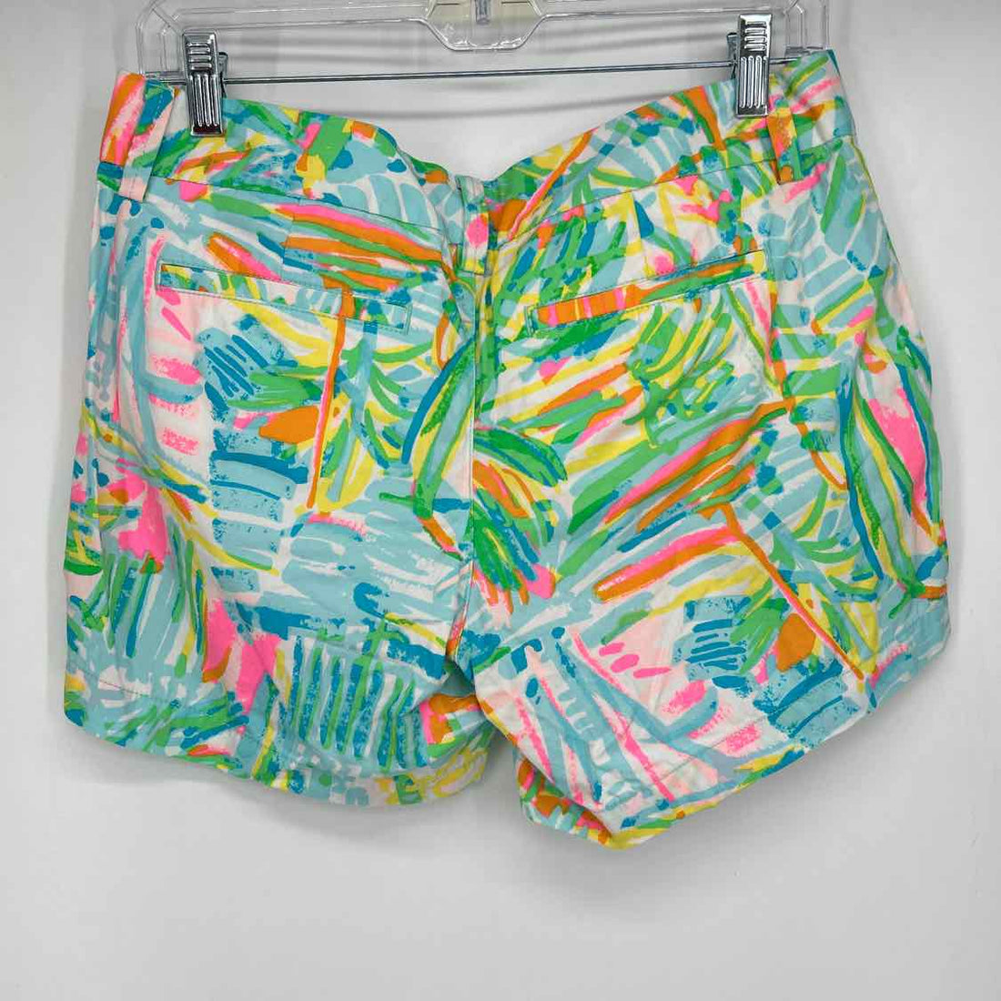 Lilly Pulitzer 4 white light blue green & yellow pri Lilly Pulitzer Shorts
