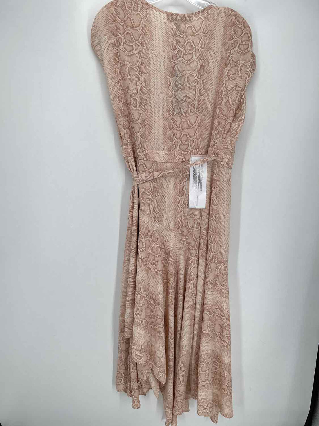 BCBGMaxazria Size S Blush Snake Print NWT Dress