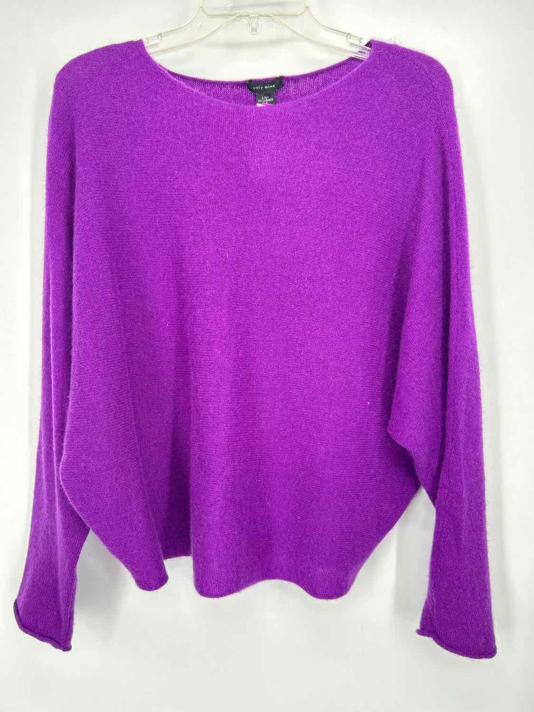 Only Mine Size M Purple Cashmere Sweater