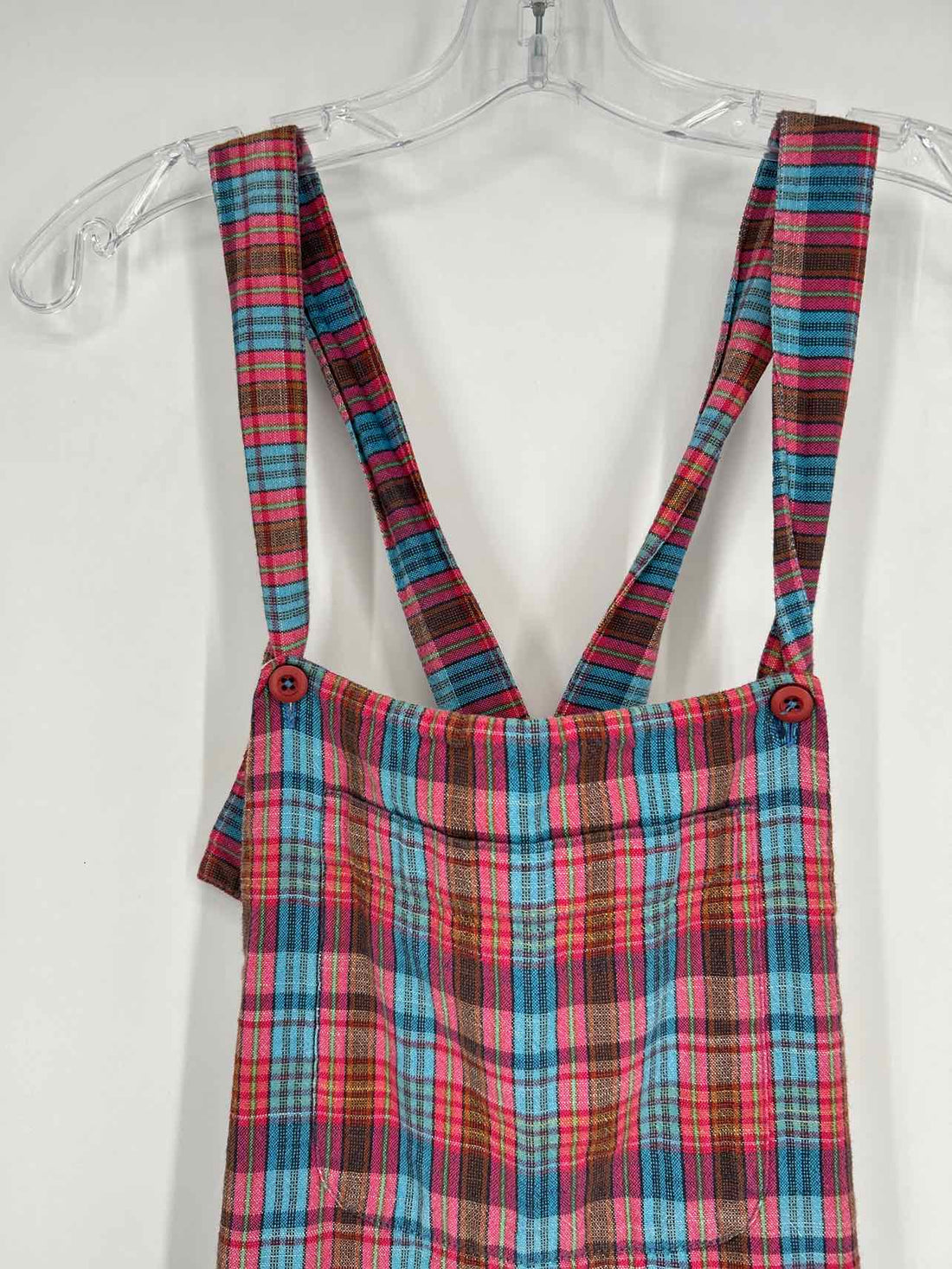 Ace & Jig Size M Pink & Blue Plaid Rompers