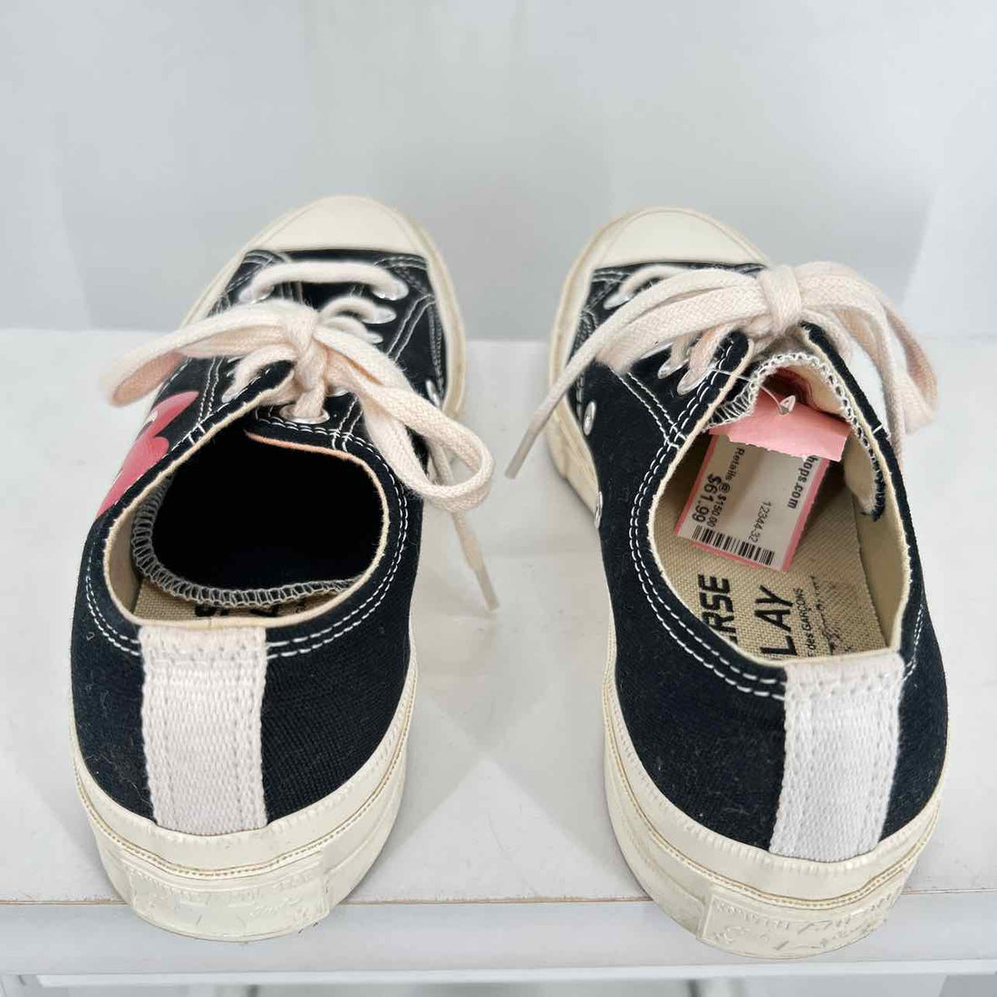 Converse Women Size 7 Black & White Sneakers