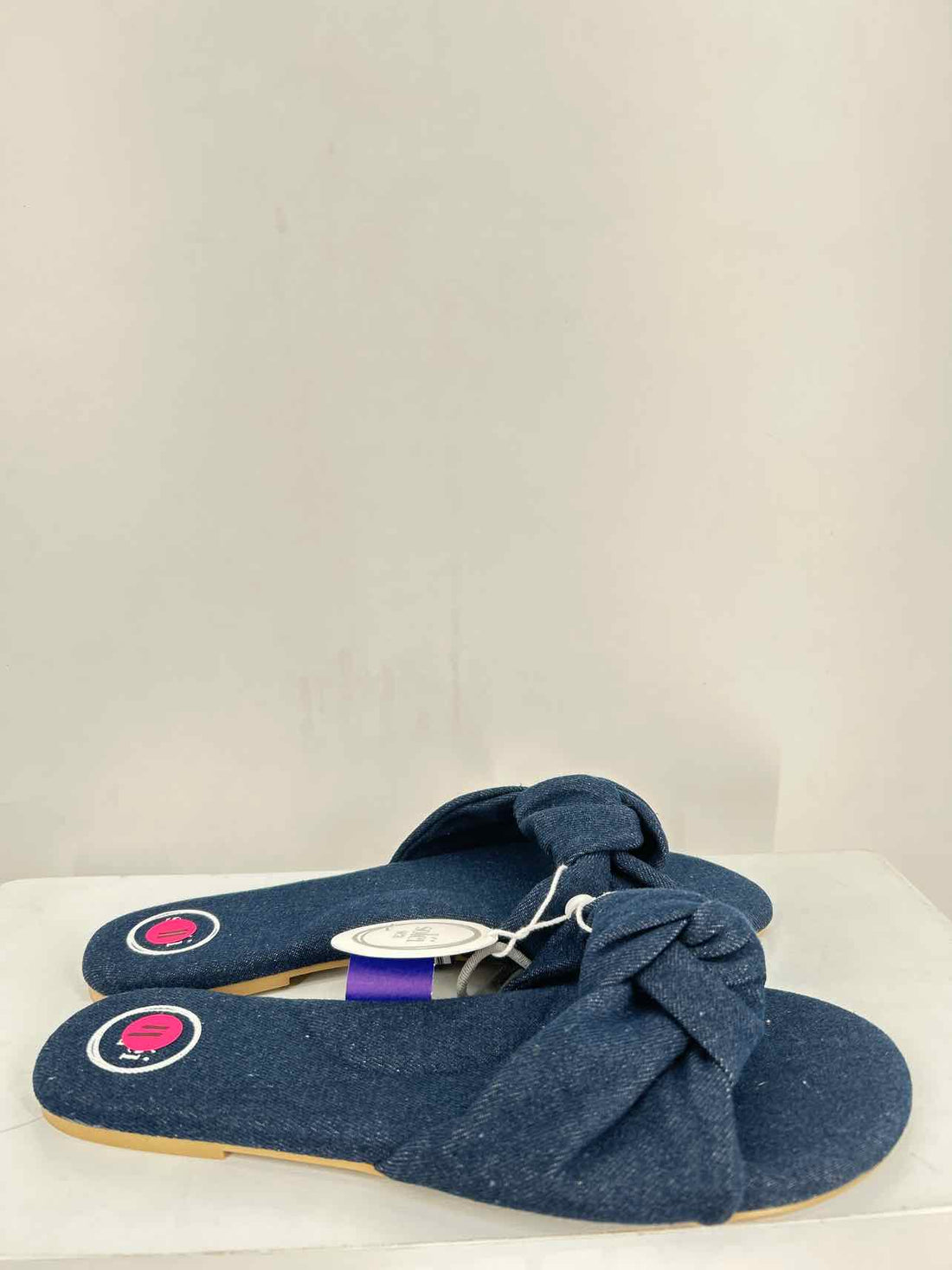 Solei Sea Women Size 11 Denim NWT Slides
