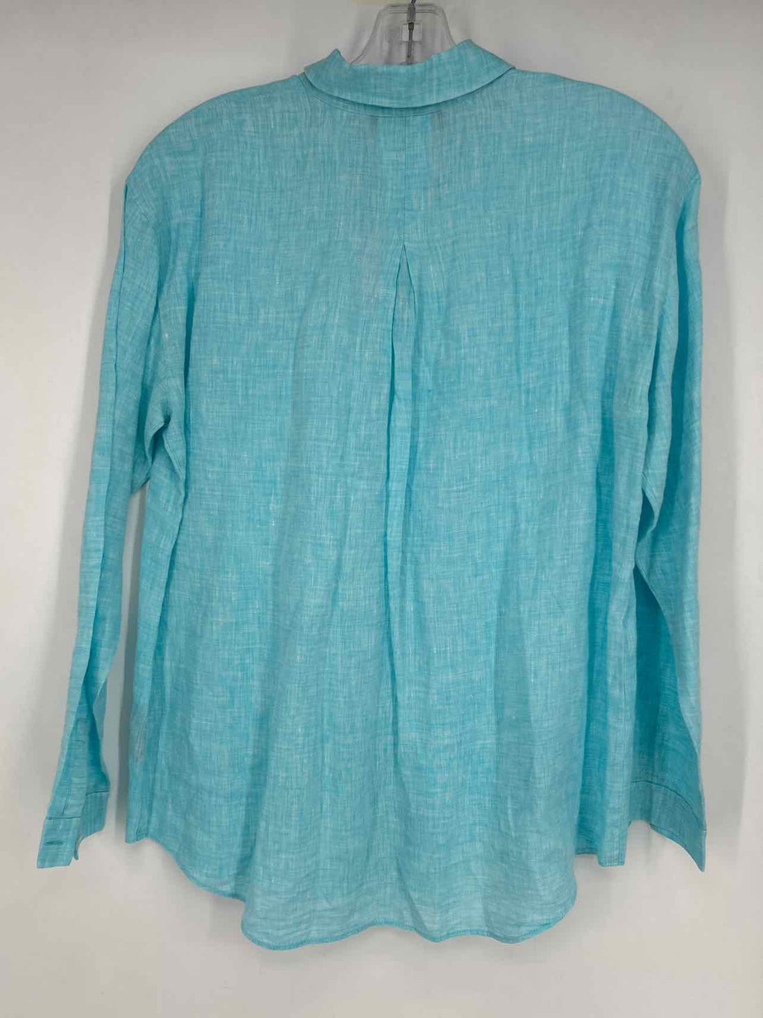 Lafayette 148 Size P Blue Long Sleeve