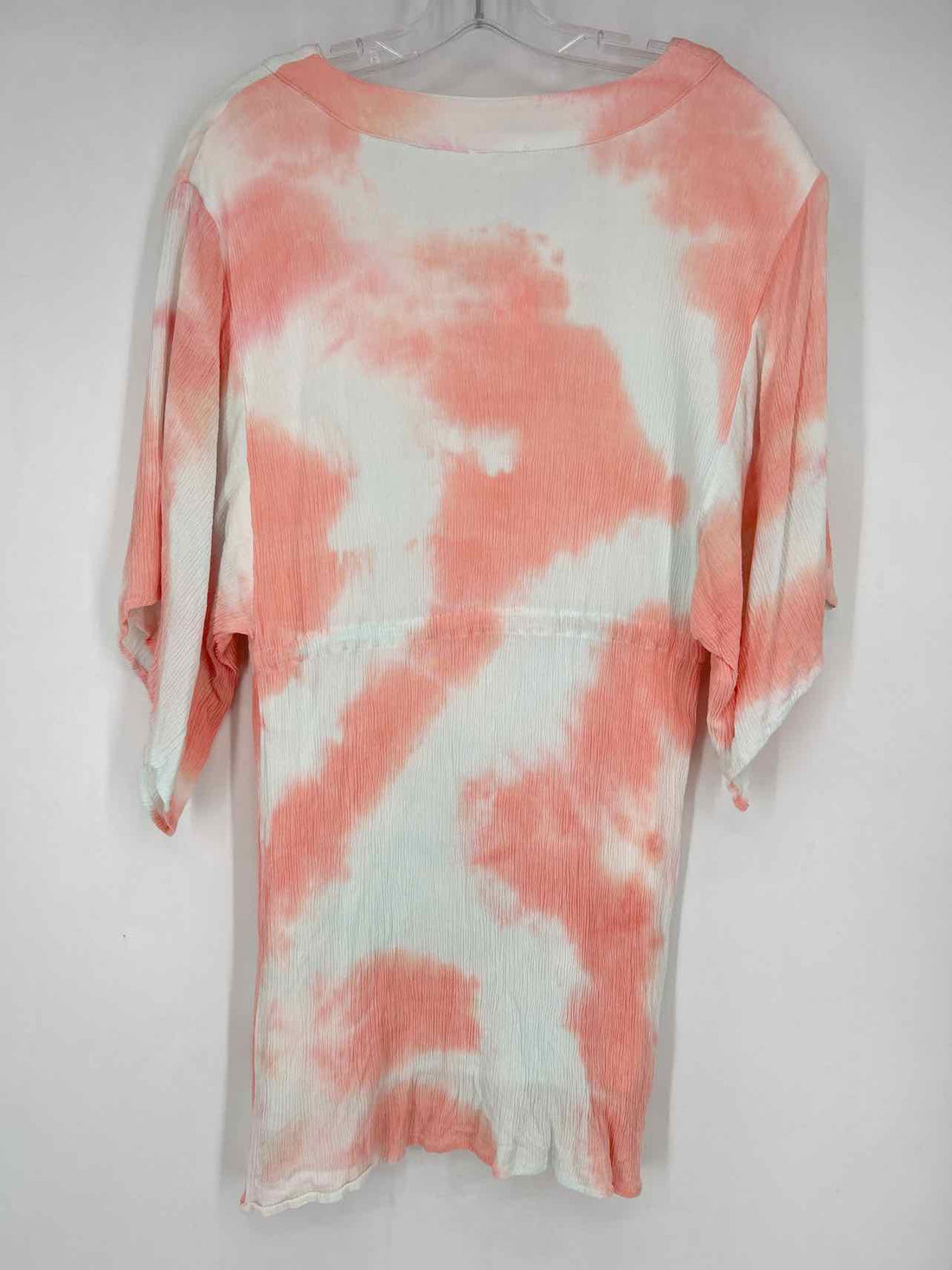 Entro Size S White & Pink Long Sleeve Dress
