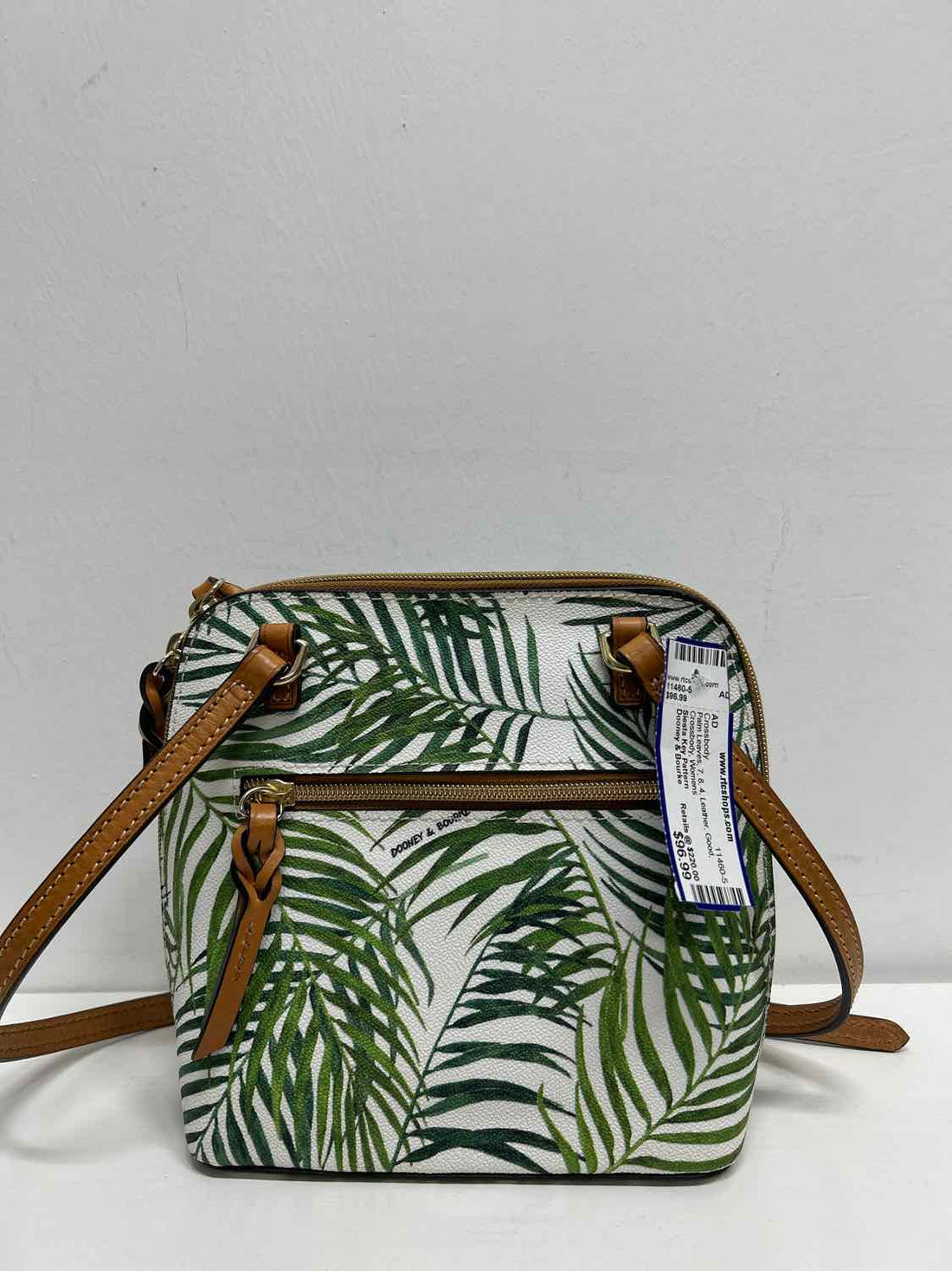 Dooney & Bourke Palm Leaves Leather Crossbody