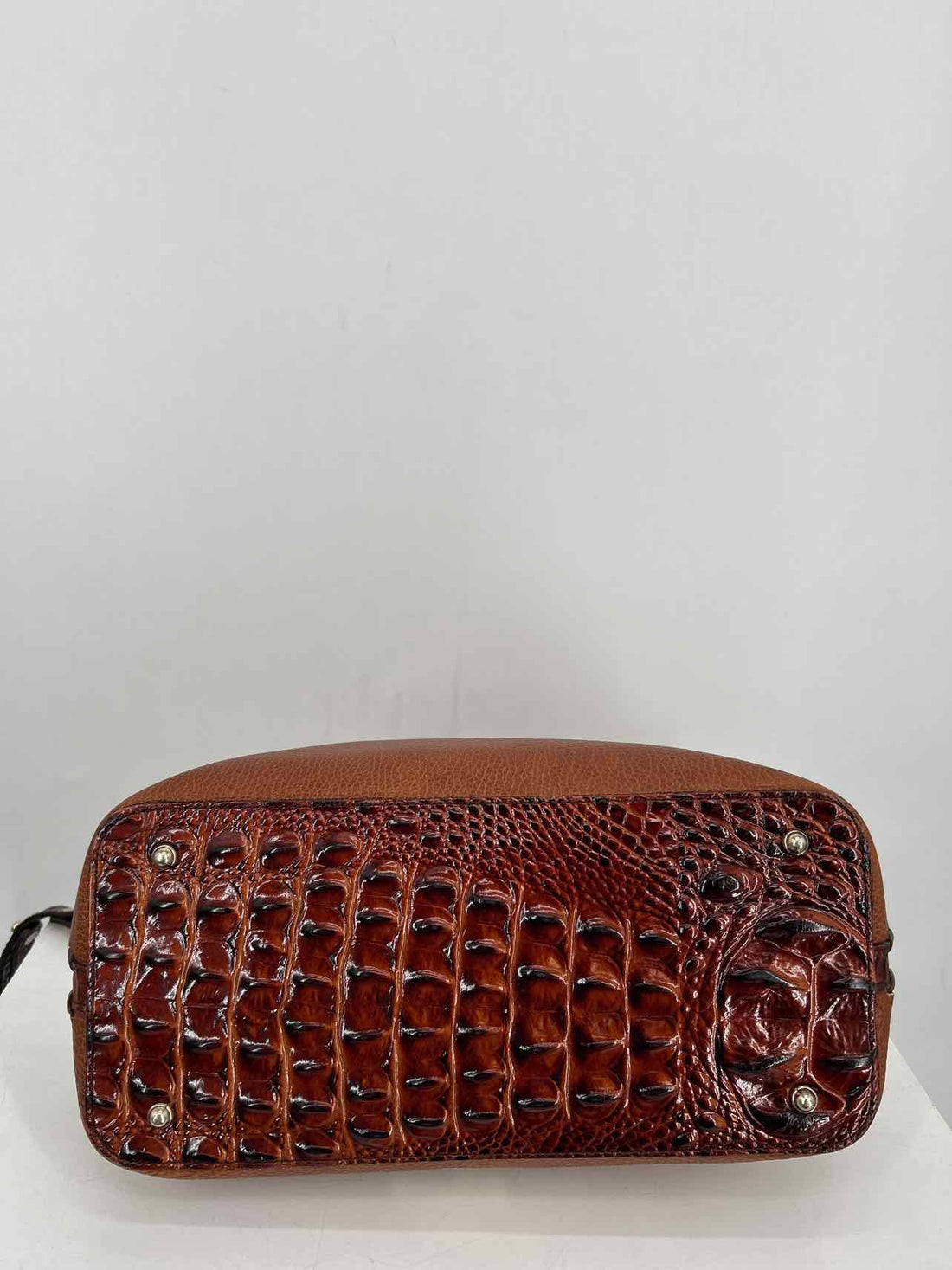 Brahmin Brown Pebbled Leather Duxbury Medium Satchel