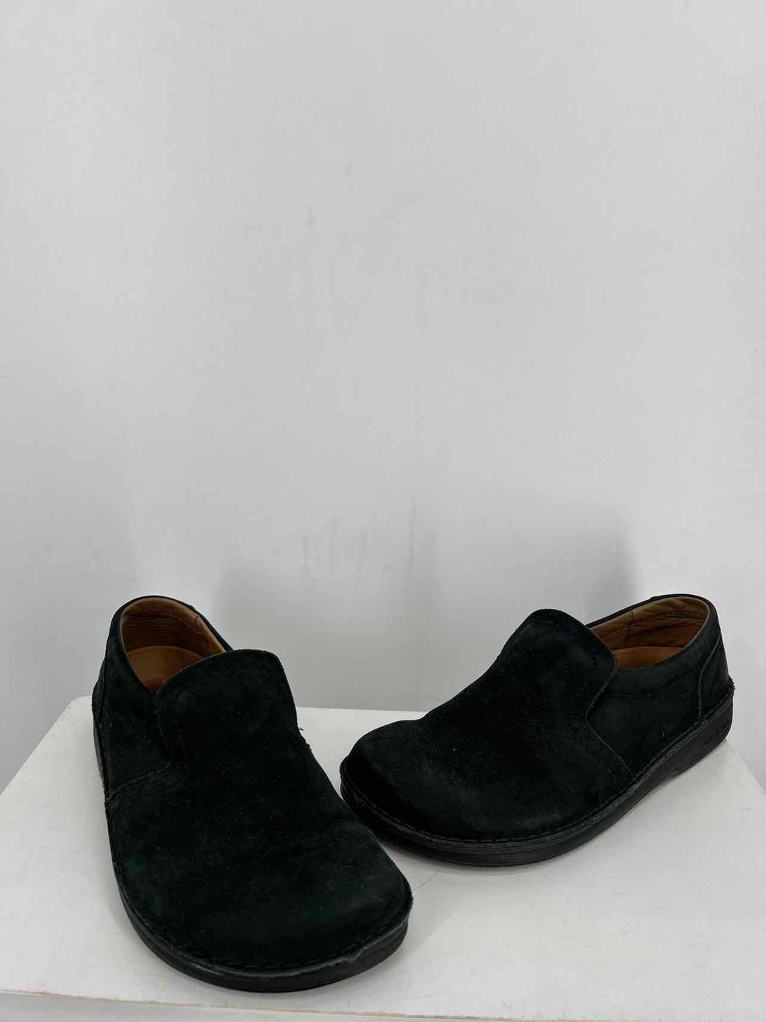Birkenstock Women Size 39 (8.5-9) Black Suede Loafers