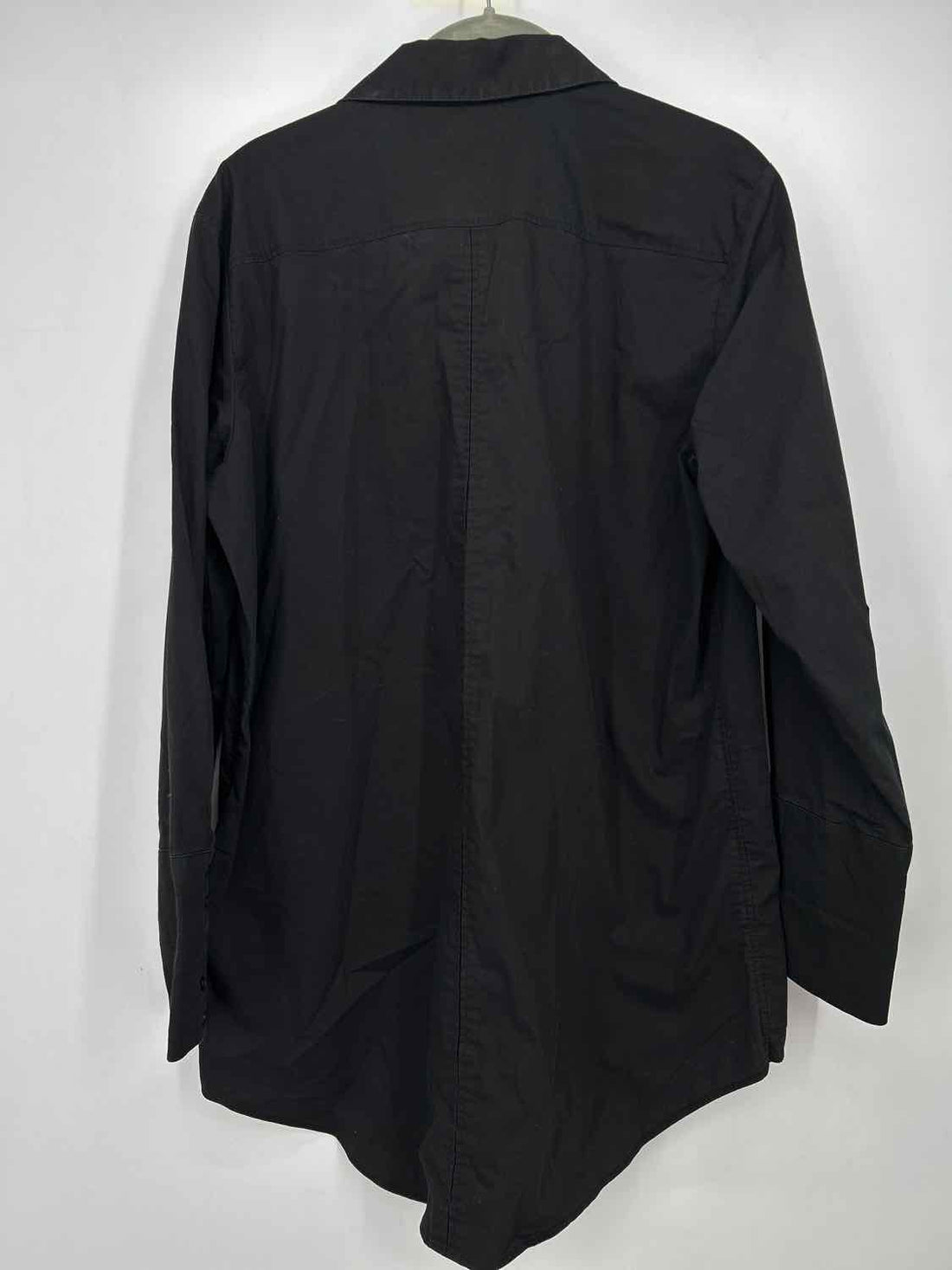 Chicos Size 2(L) Black Vintage Long Sleeve