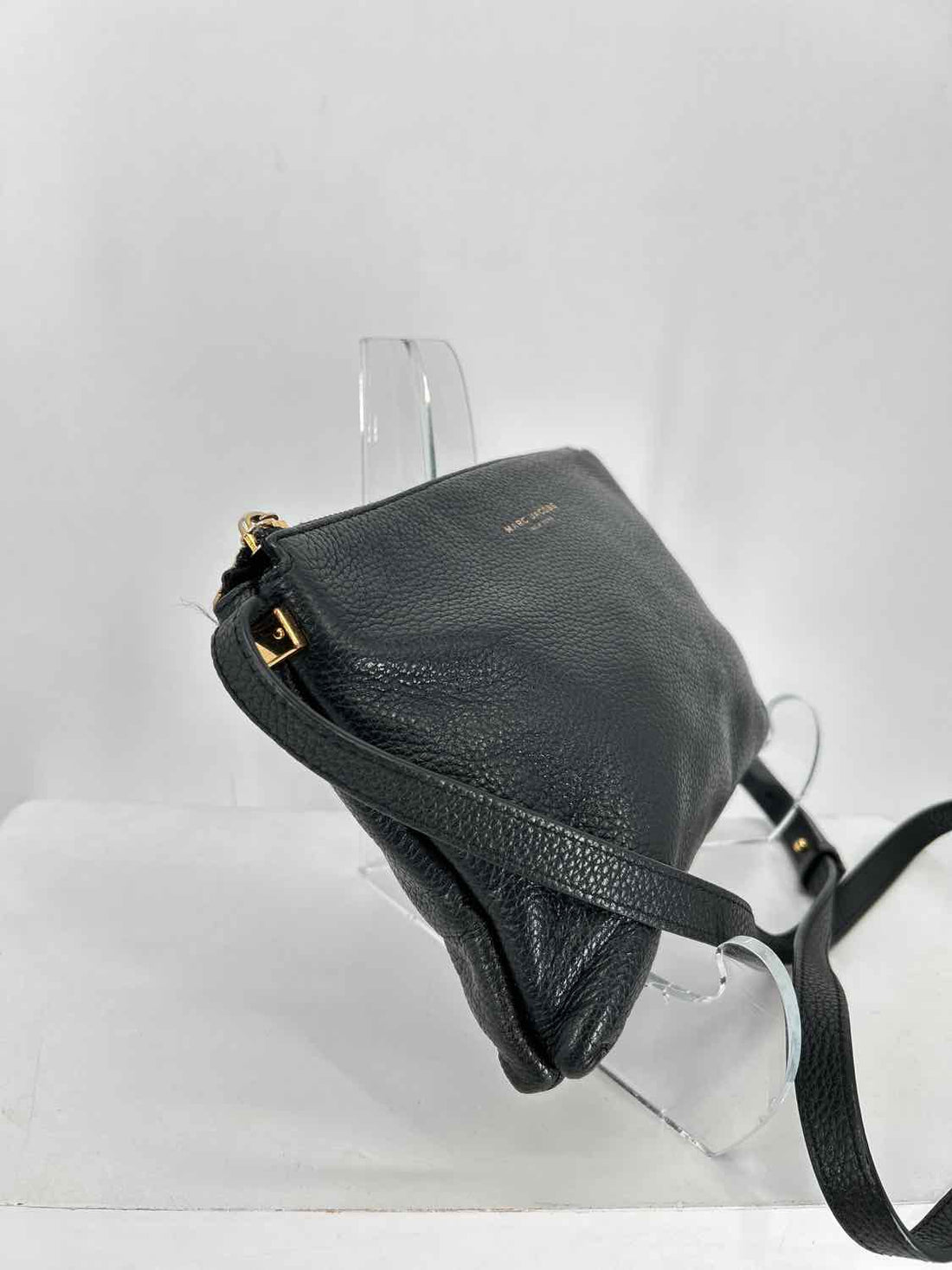 Marc Jacobs Black Pebbled Leather Crossbody