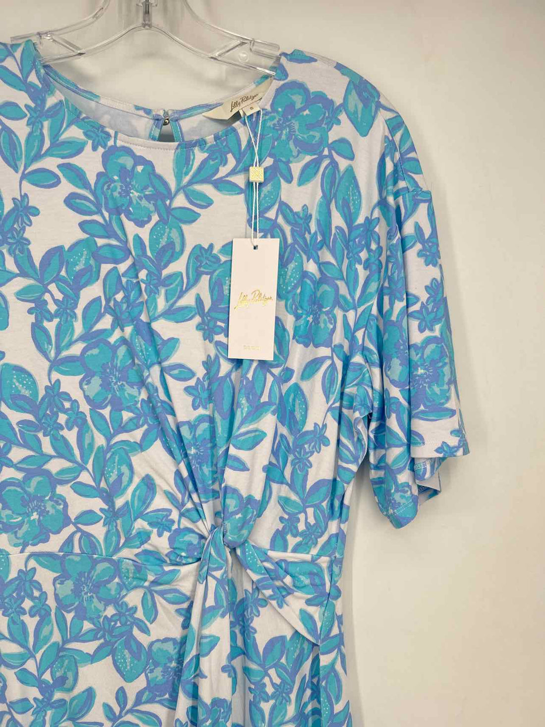 Lilly Pulitzer S White & Blue Floral NWT Lilly Pulitzer Dress