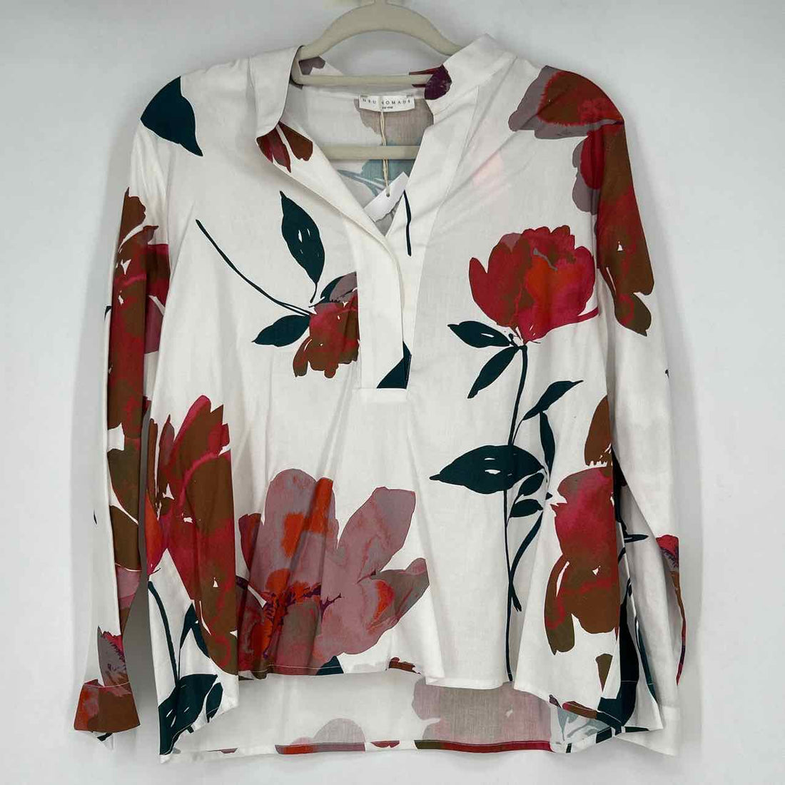 Neu Nomads S White Floral New Boutique Top