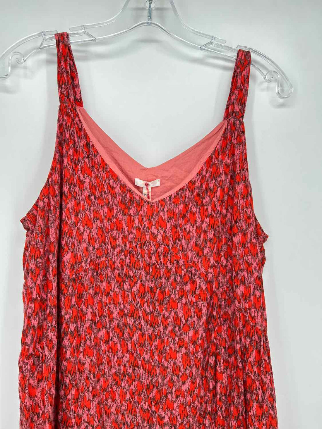 Joie Size M Red Floral Dress