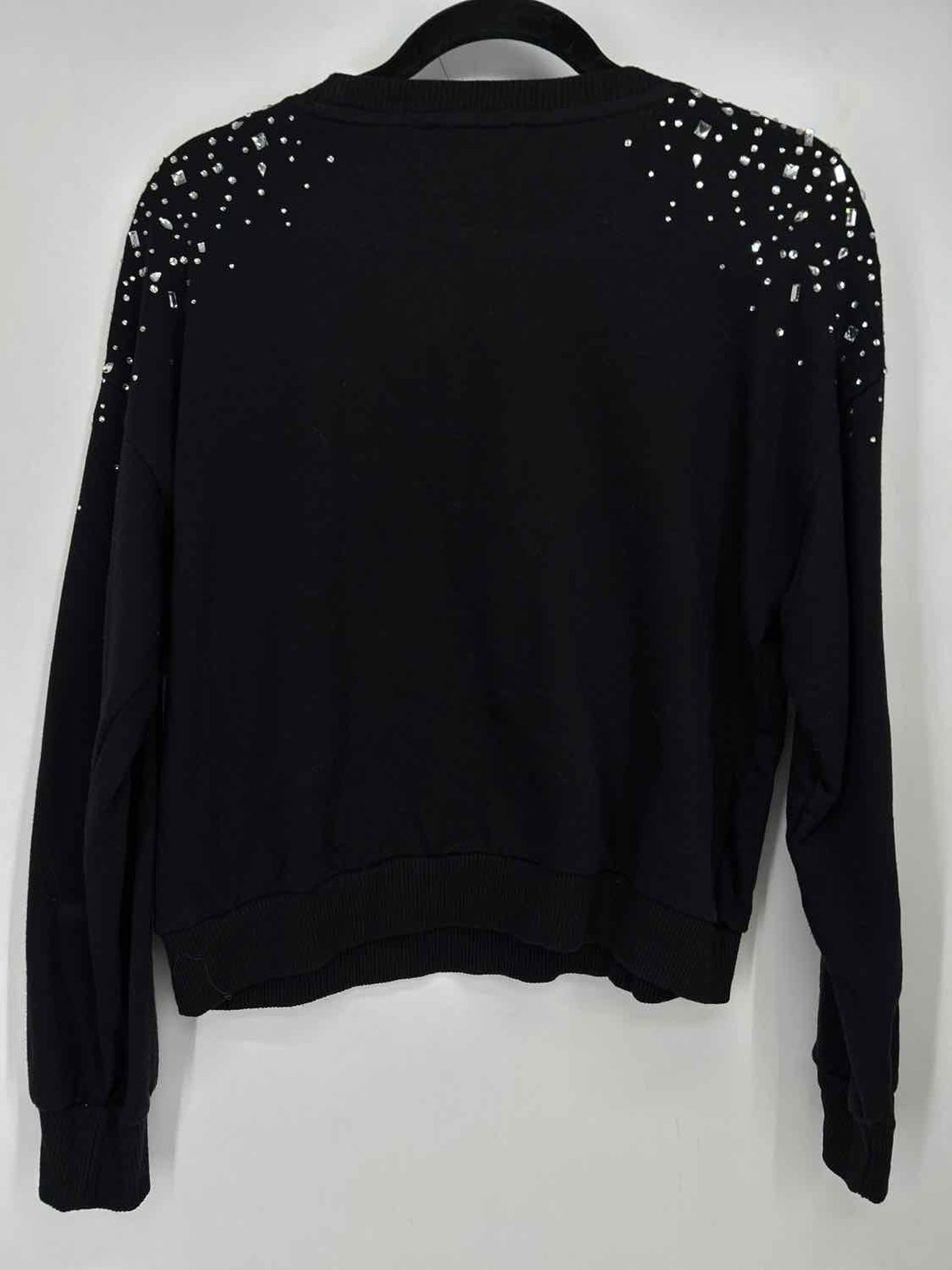 Truth Size M Black Rhinestone Sweatshirt