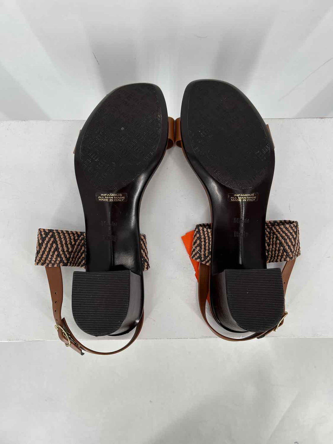 Italian Shoe Makers Women Size 10 Brown Sandals