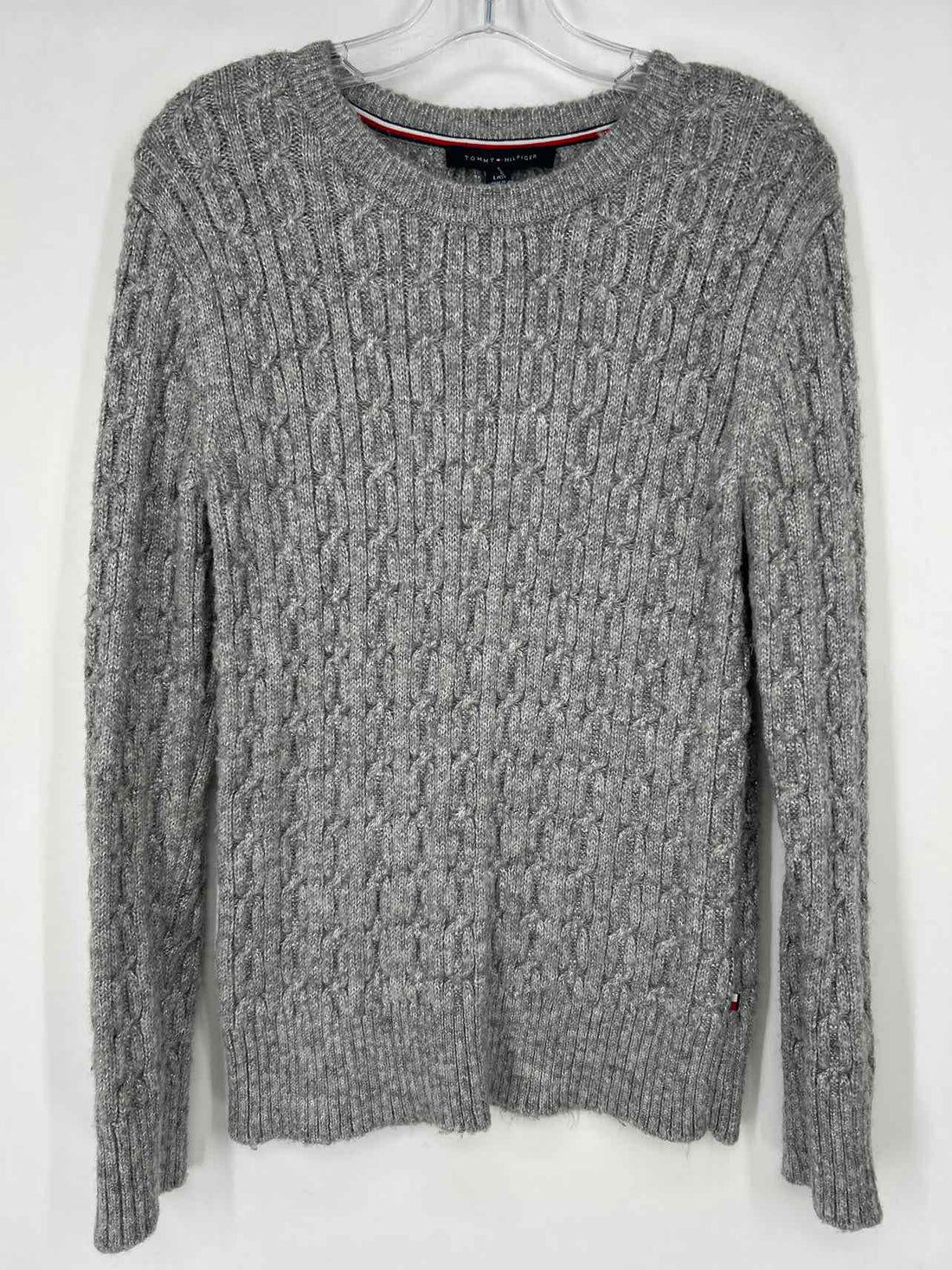 Tommy Hilfiger Size L Silver Sweater