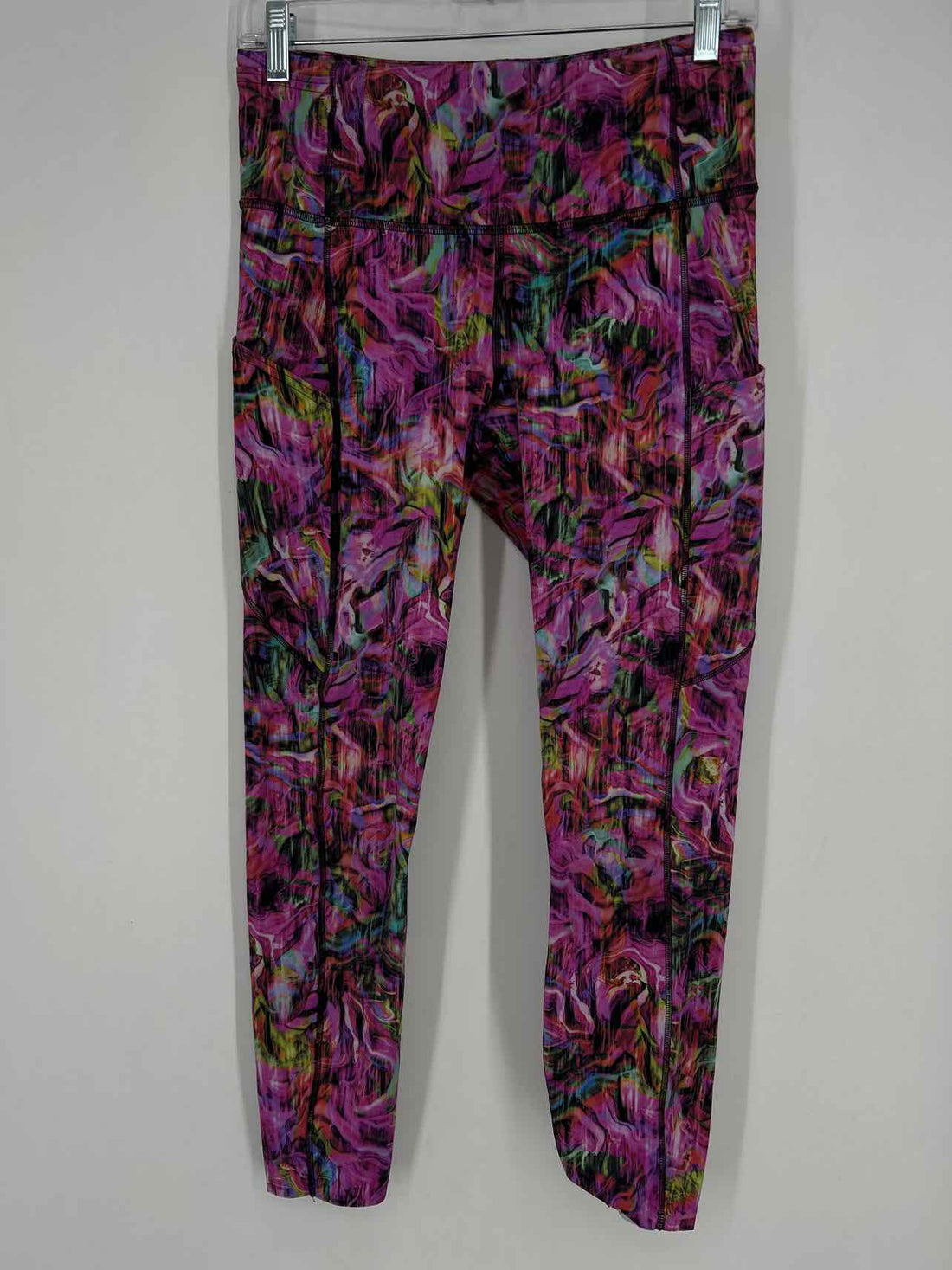 Lululemon Size 8 Purple Print Active Leggings