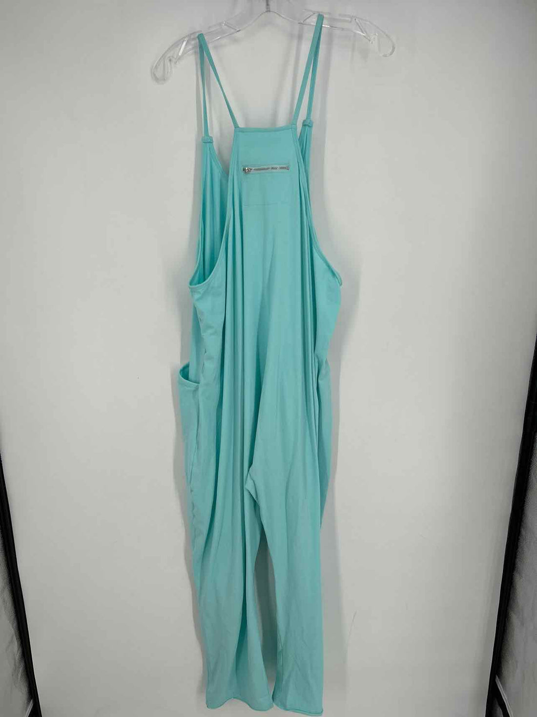 Automet Size XL Aqua Sleeveless Jumpsuit