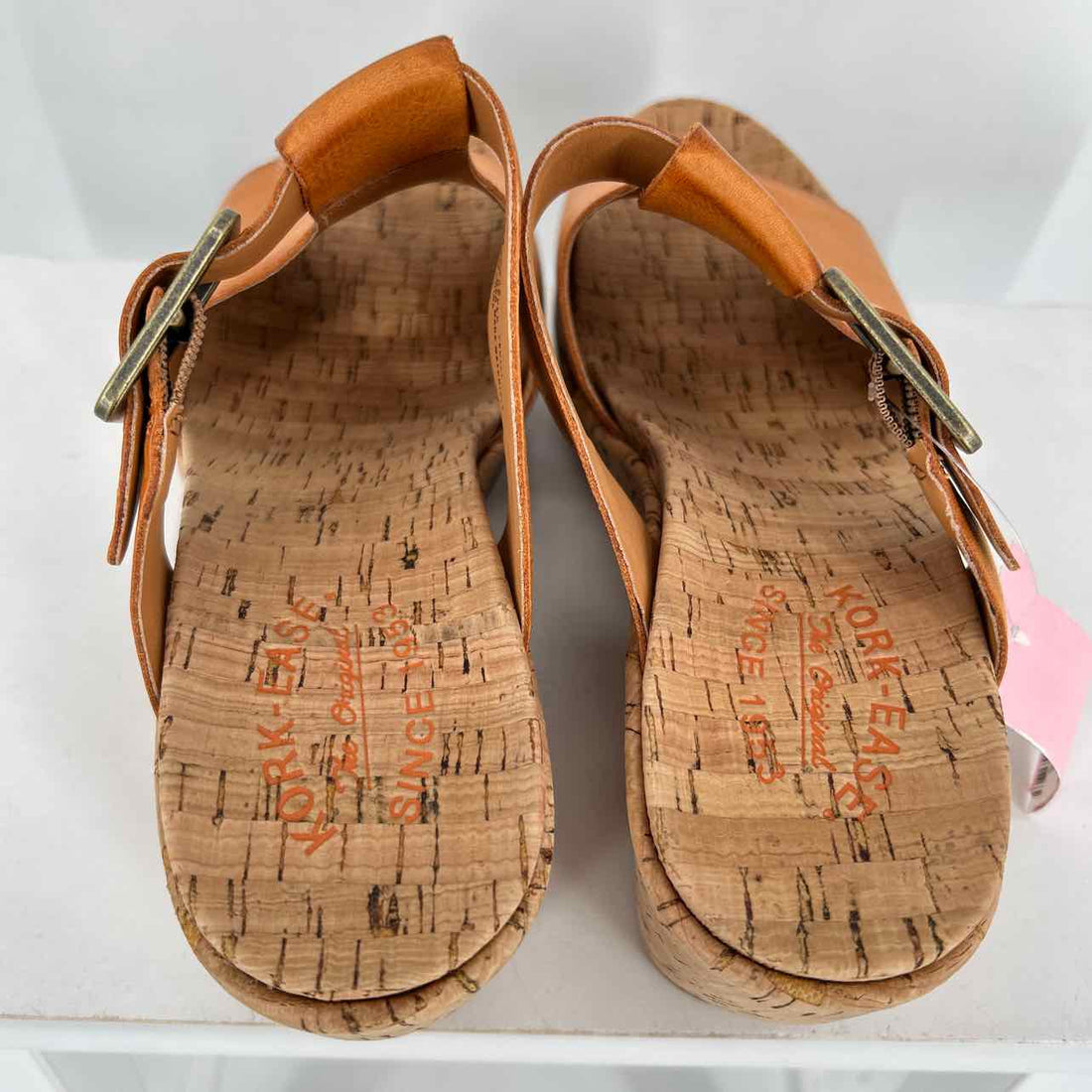 Kork Ease Women Size 10 Cognac Cork Wedges