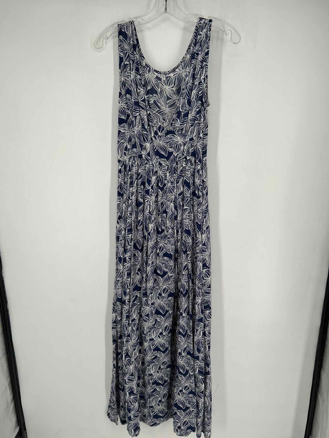 Vineyard Vines Size 6 Navy & White Sleeveless Maxi