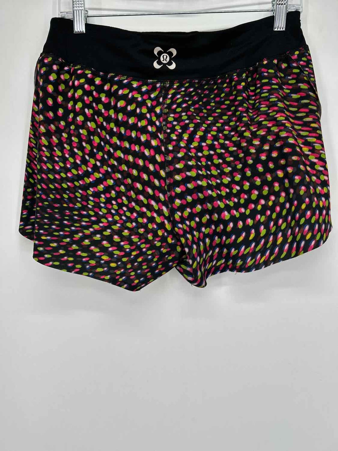 Lululemon Size M Black Print Active Shorts