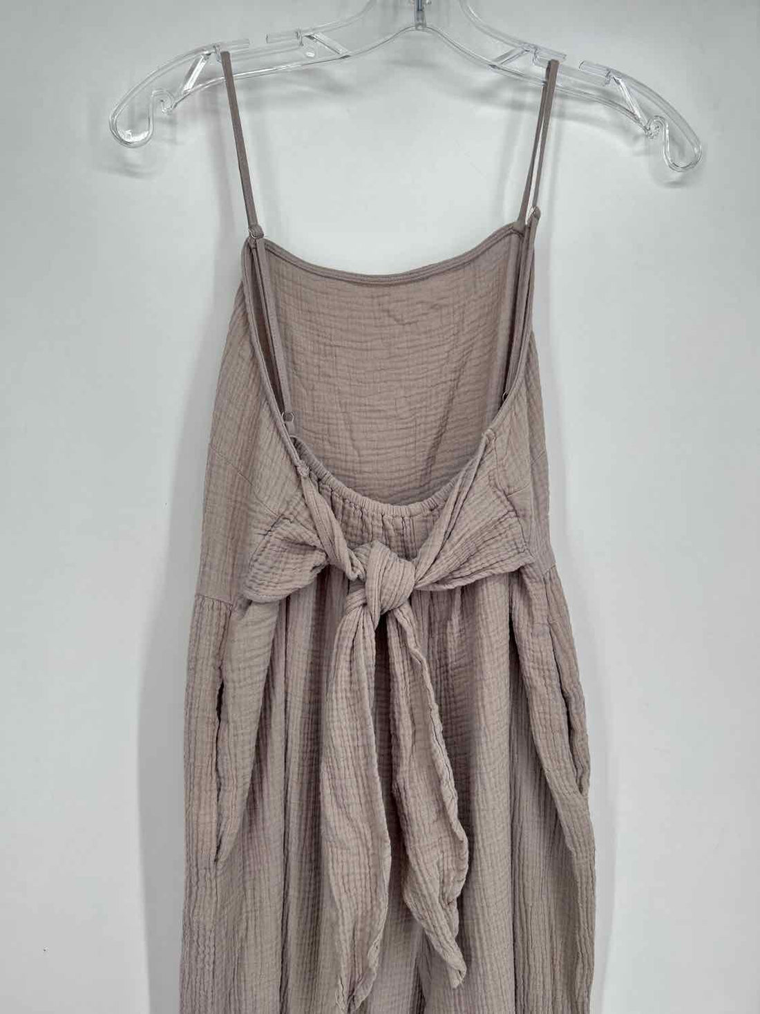 Grade & gather Size L Light Taupe Jumpsuit