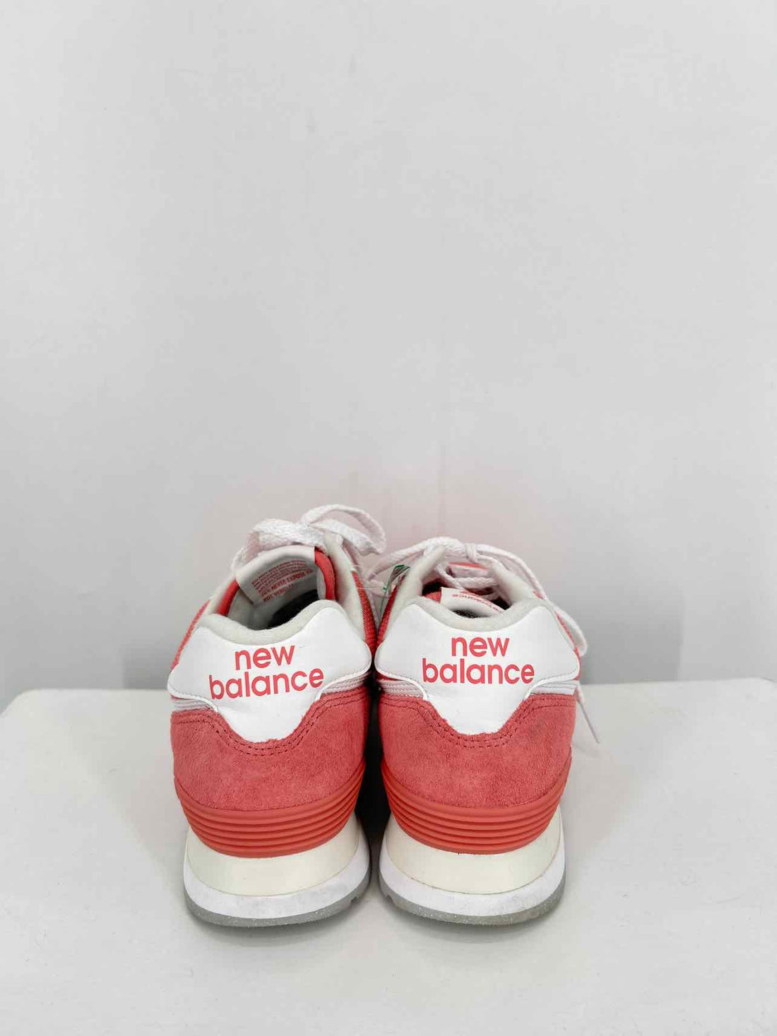 New Balance Women Size 8.5 Pink & White Sneakers