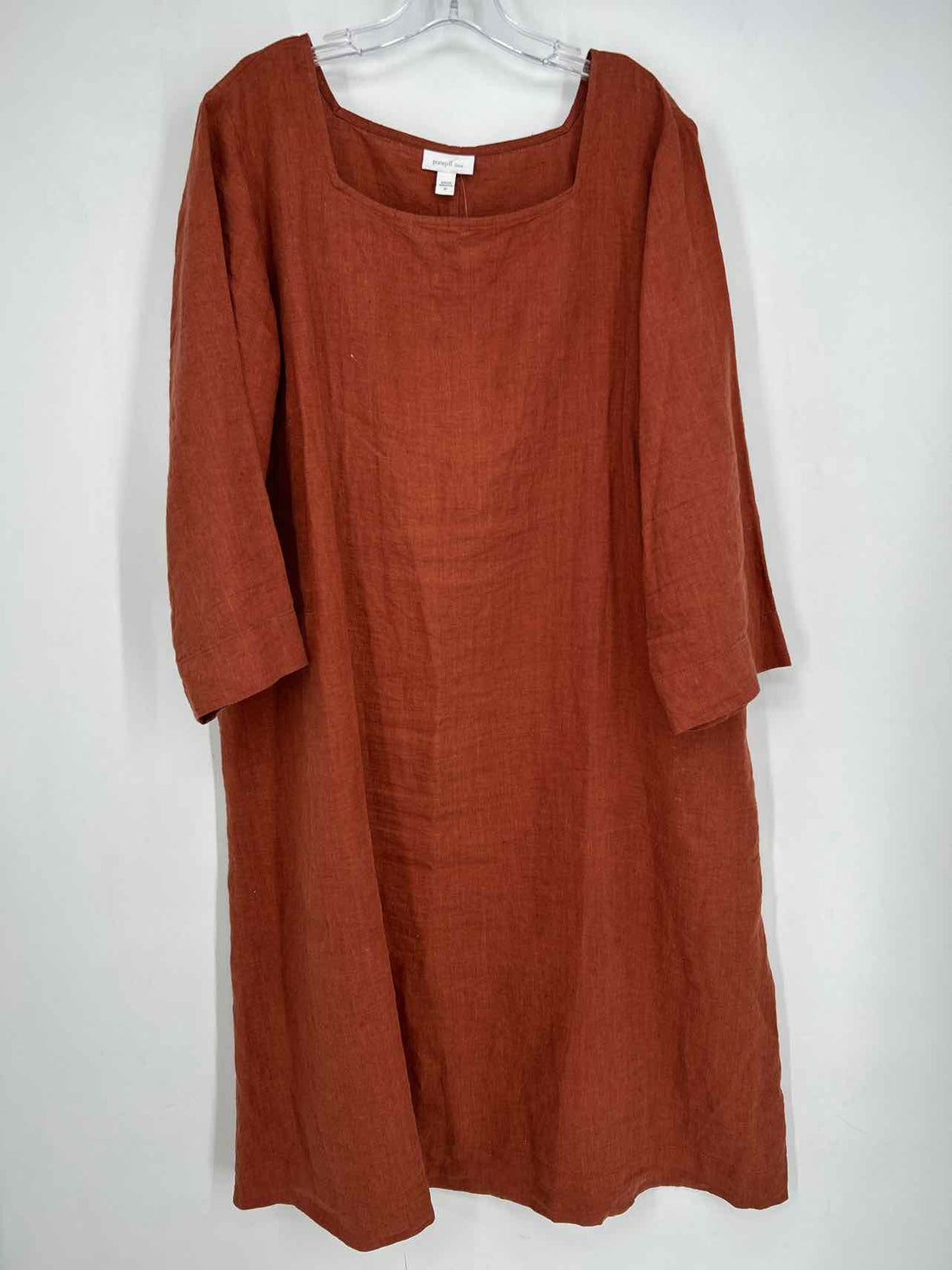 Pure Jill Size XL Rust Long Sleeve Dress