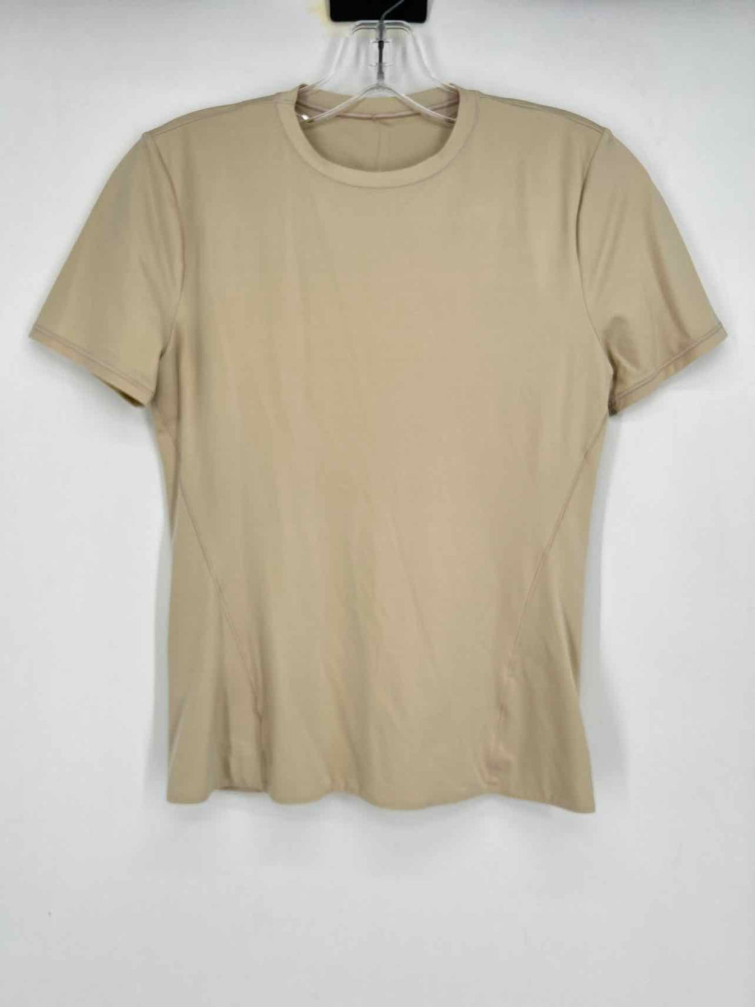 Lululemon Size S Beige Short Sleeve Active Tops