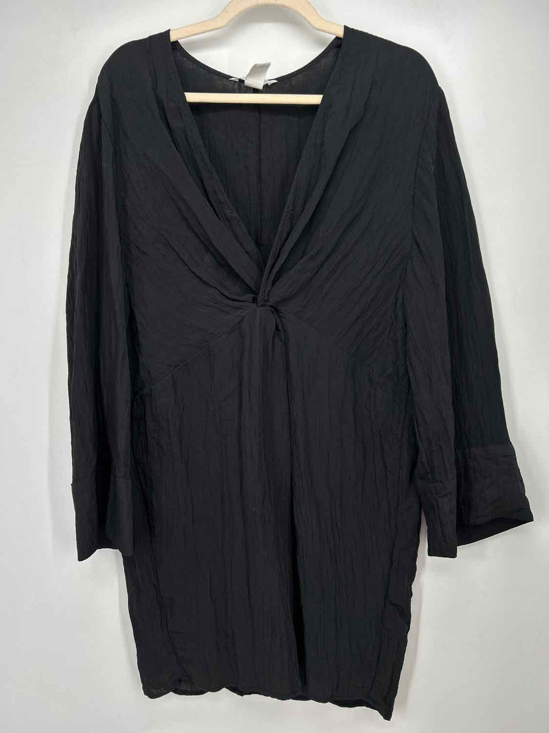 H&M Size L Black Long Sleeve Dress