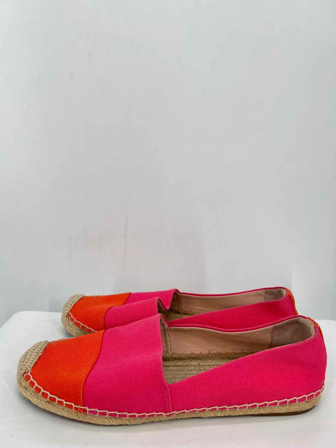 J Crew Women Size 9.5 Pink & Orange Espadrilles