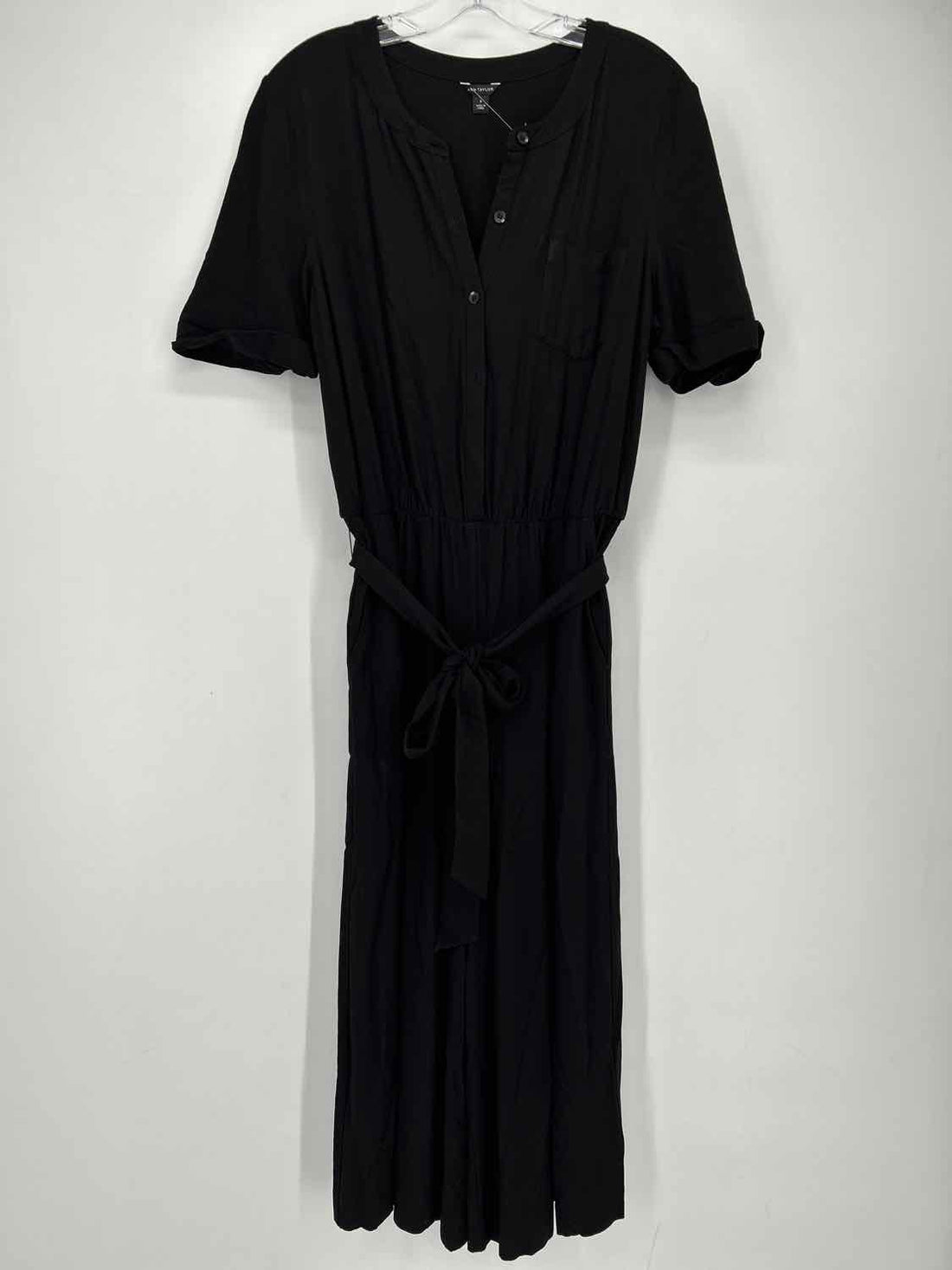 Ann Taylor Size 8 Black Jumpsuit
