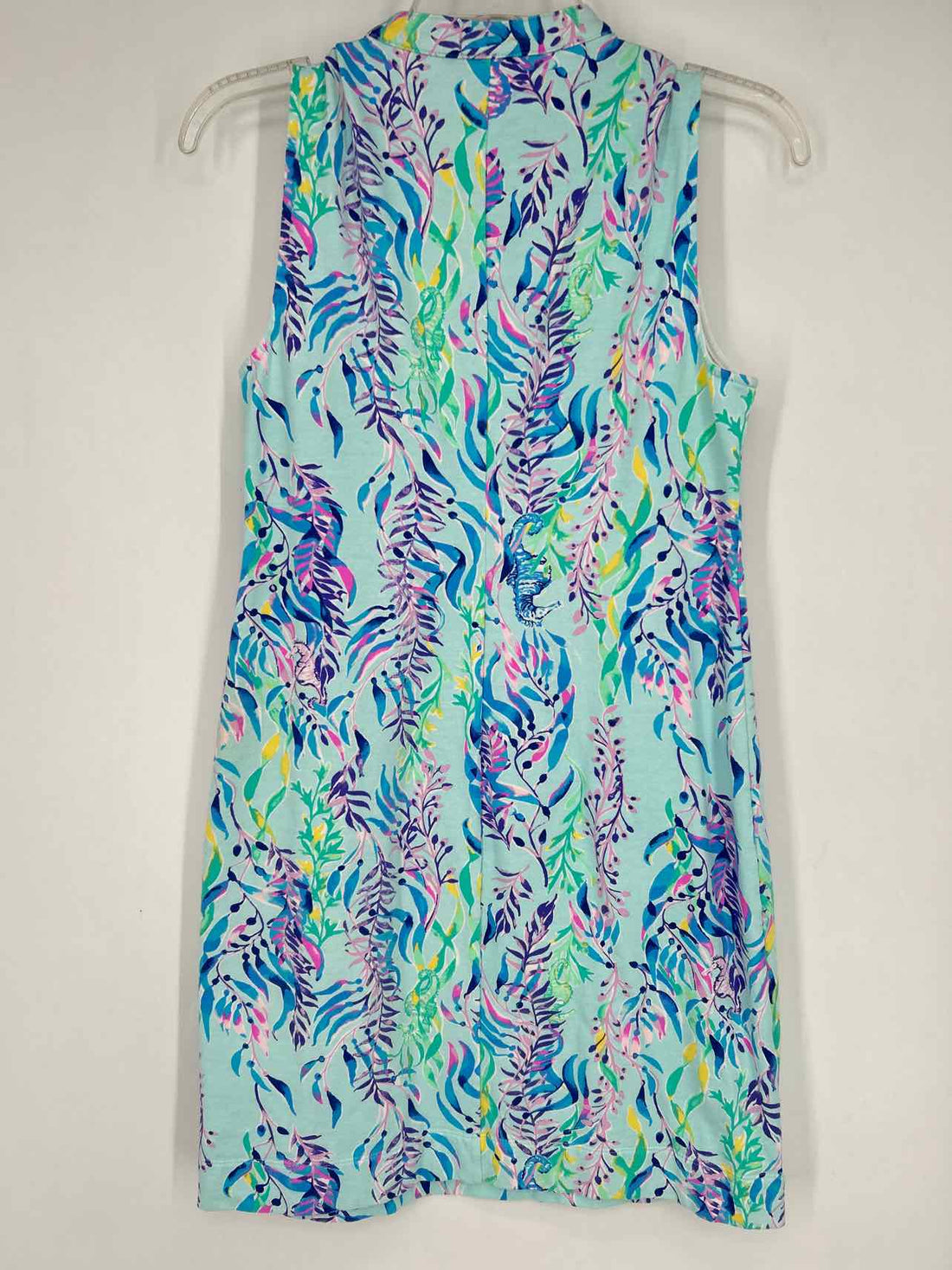 Lilly Pulitzer S Light Blue Print Sleeveless Lilly Pulitzer Dress