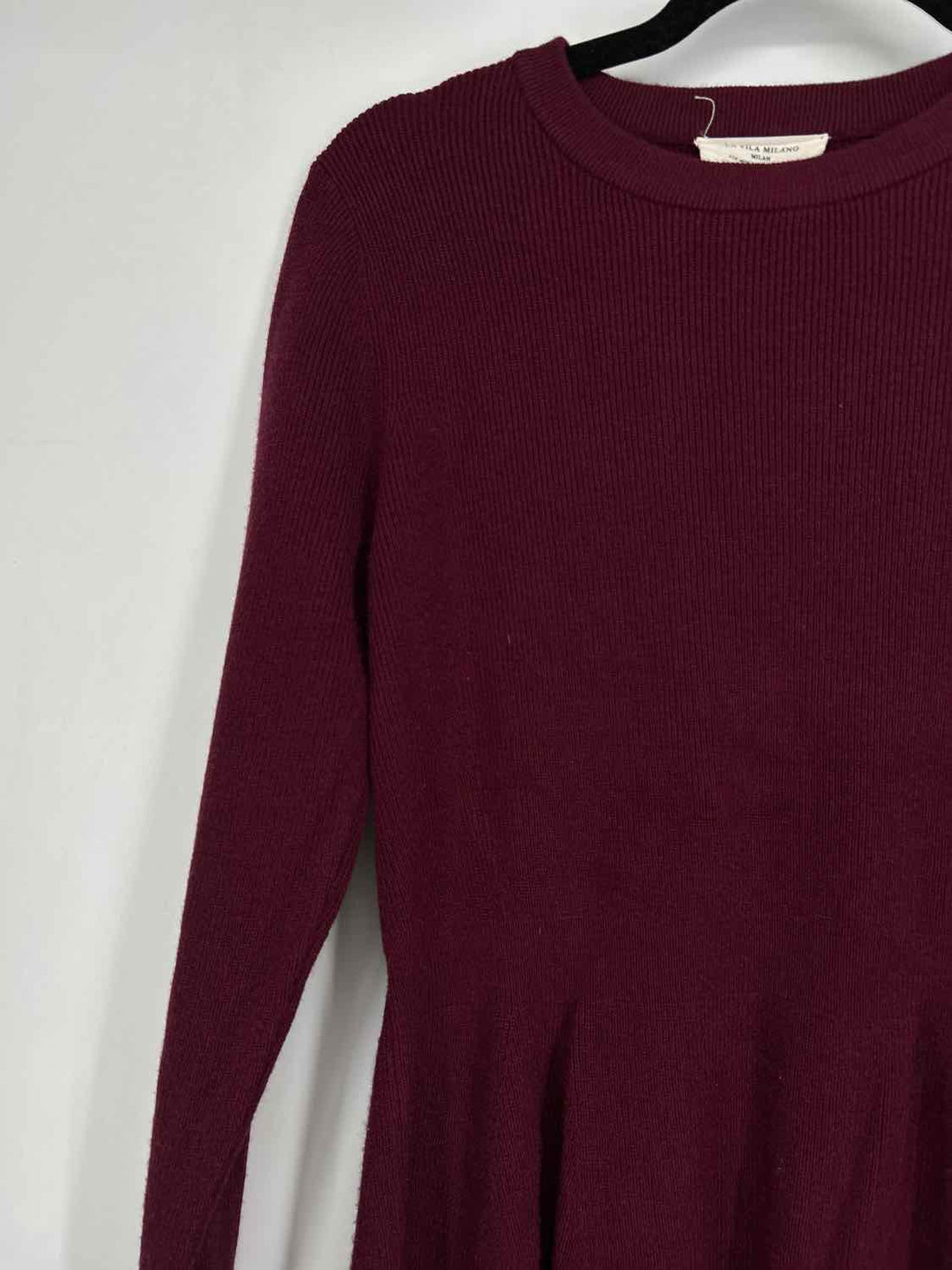 La Villa Milano Size M Maroon Sweater