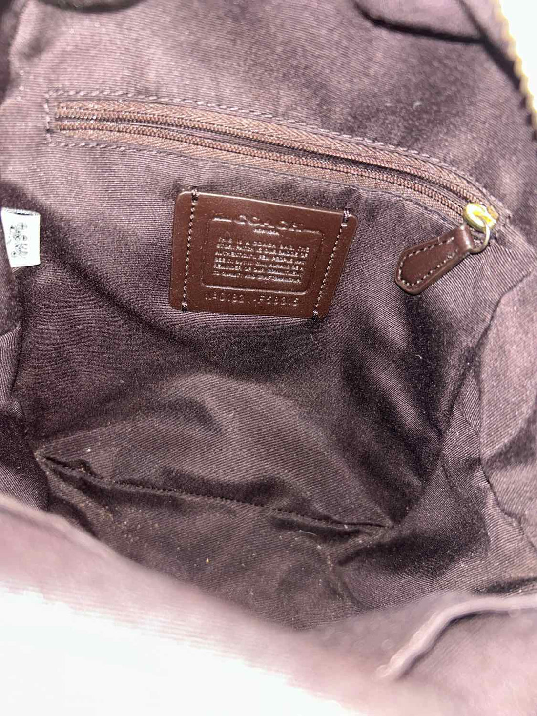 Coach Mini Charlie Signature & Off White Backpack