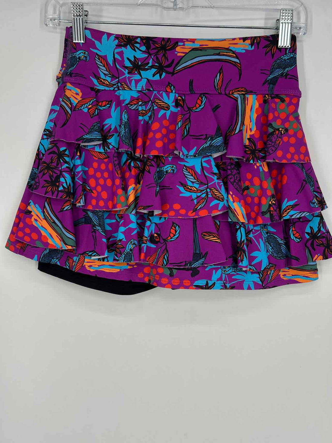 Dona Jo Size XS Purple Print Active Skorts