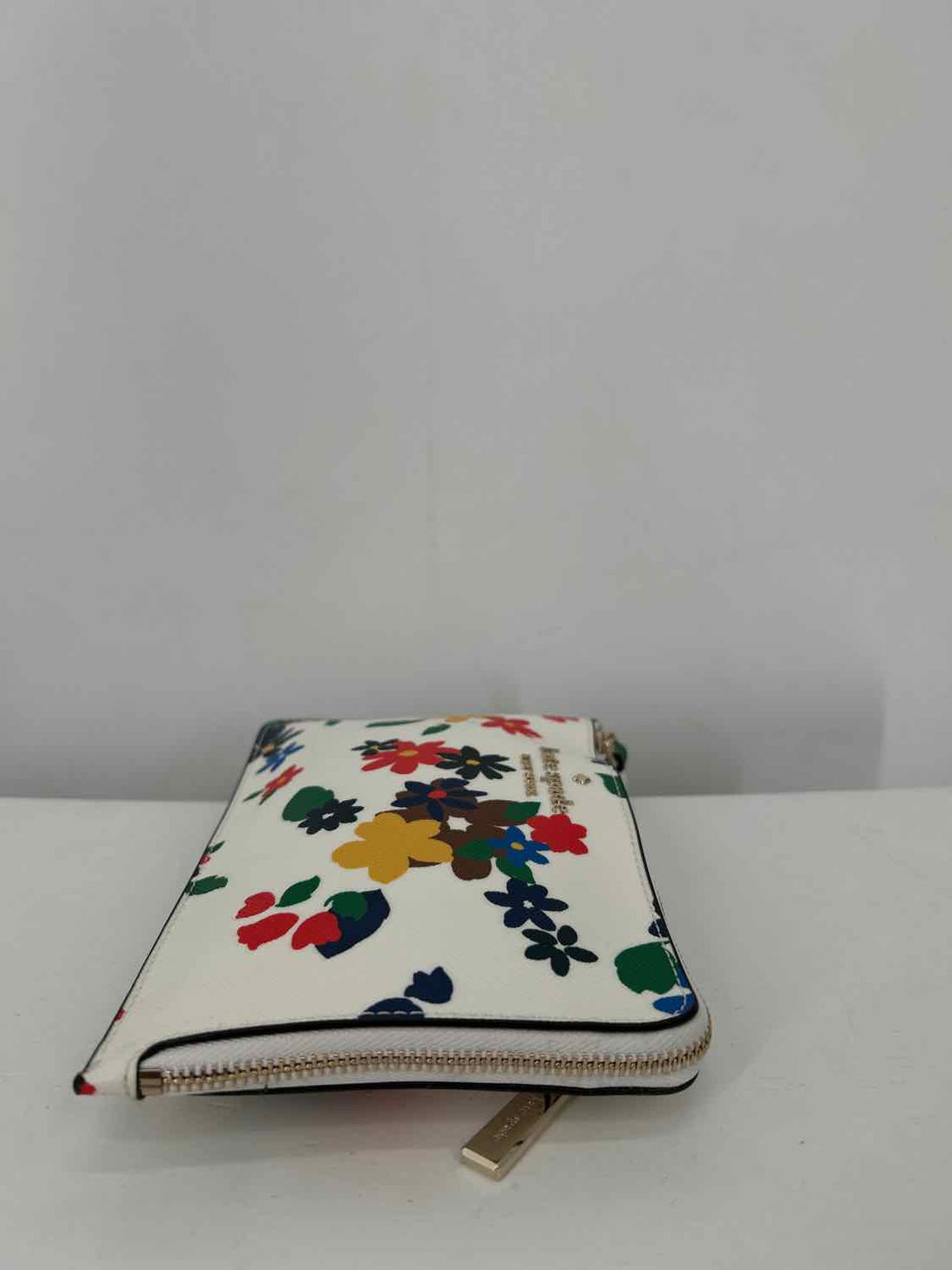Kate Spade White Floral Saffiano Leather Wallet