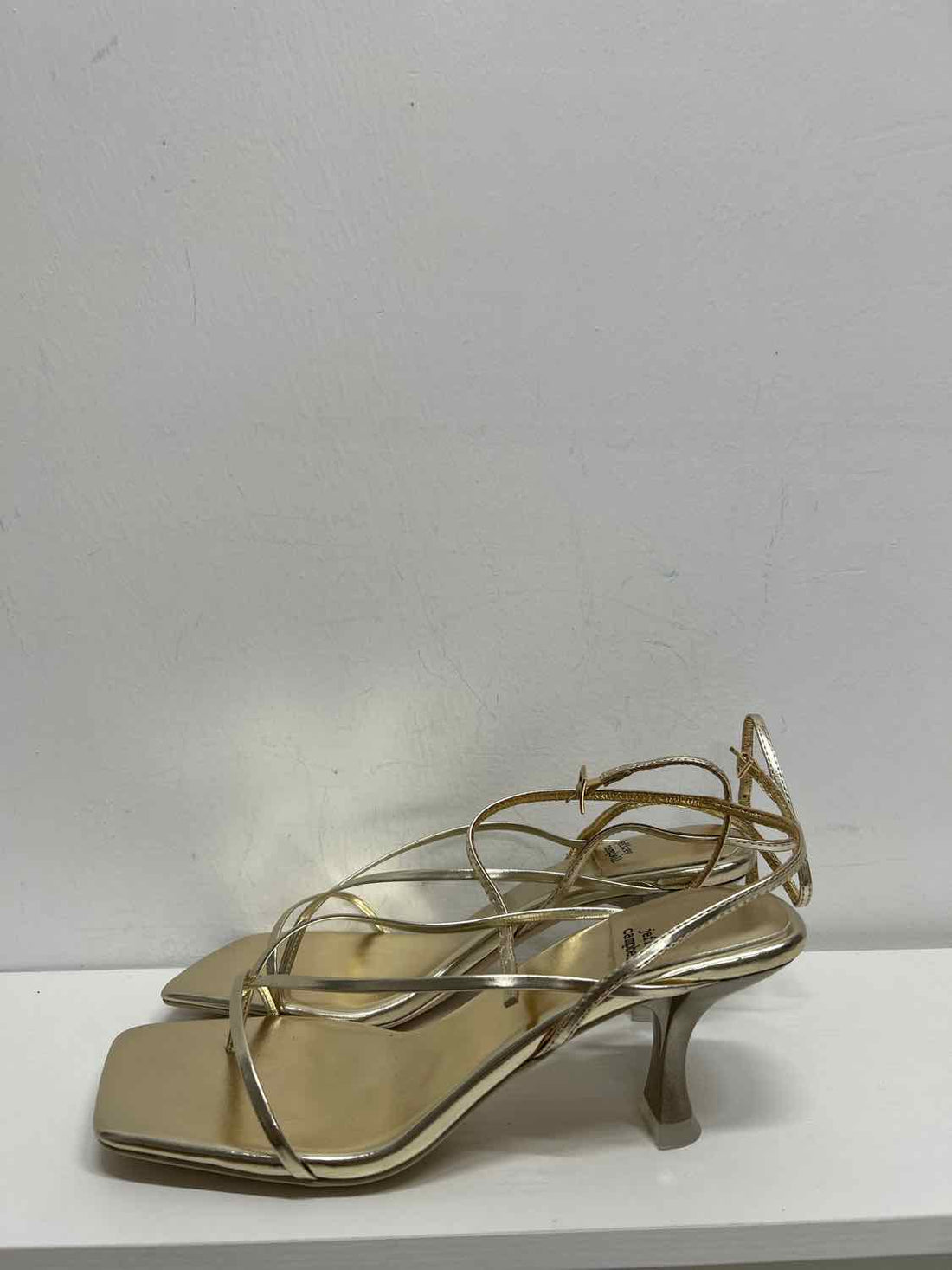 Jeffrey Campbell Women Size 8.5 Light gold metalic New Heels