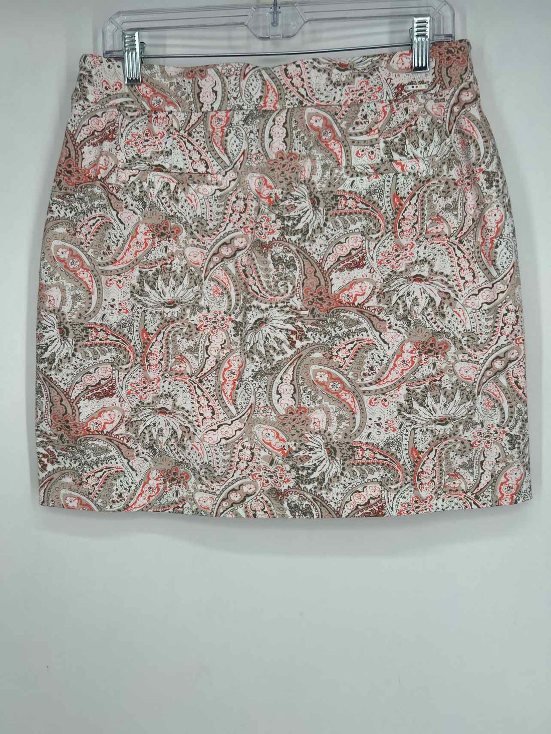 Swing Control Size 8 White Paisley NWT Skort