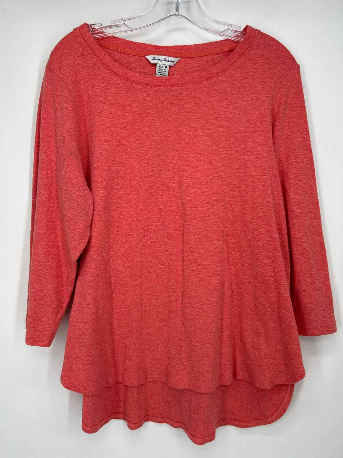 Tommy Bahama Size XL Coral Long Sleeve a