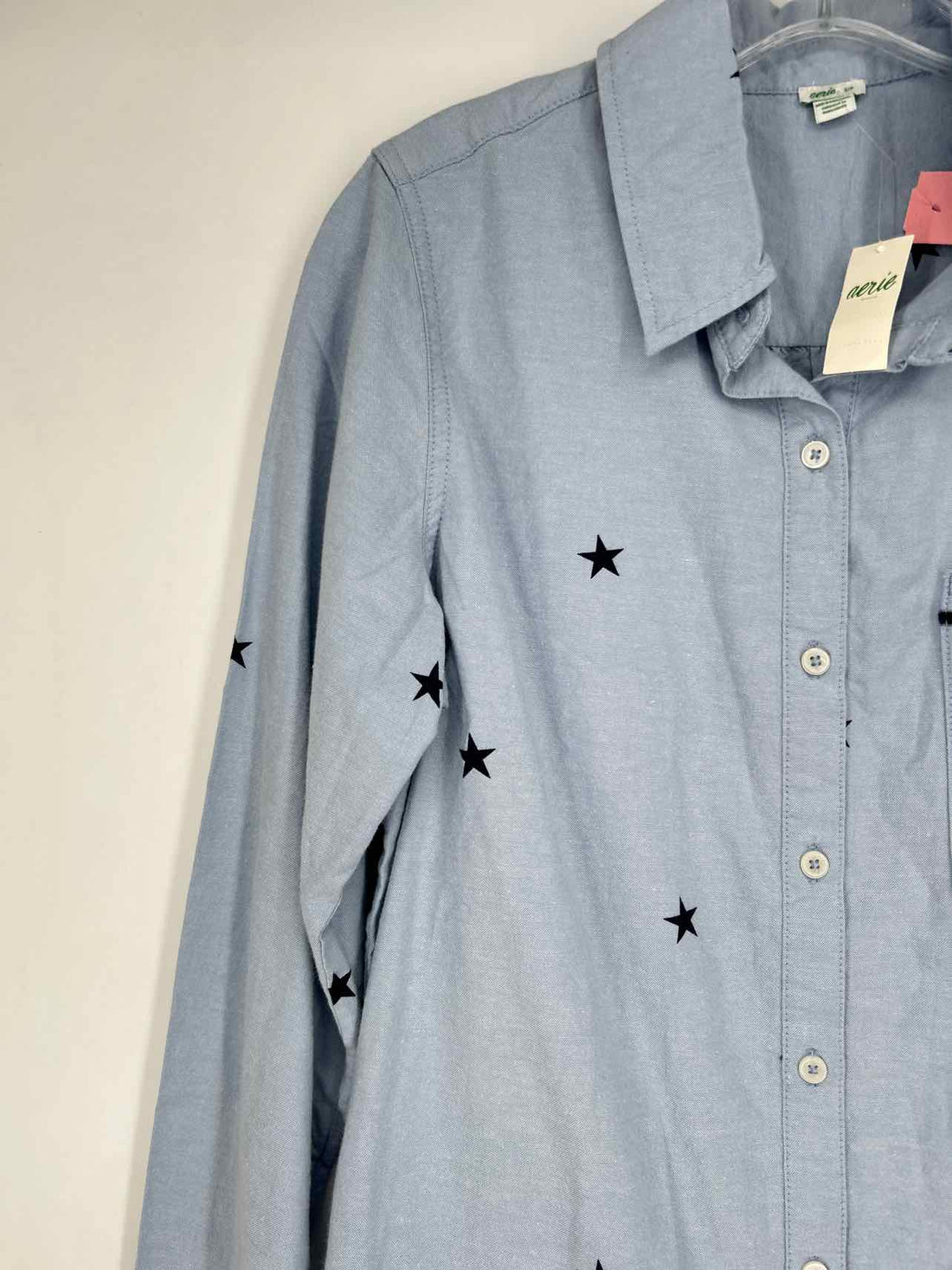 Aerie Size S Blue Print NWT Long Sleeve