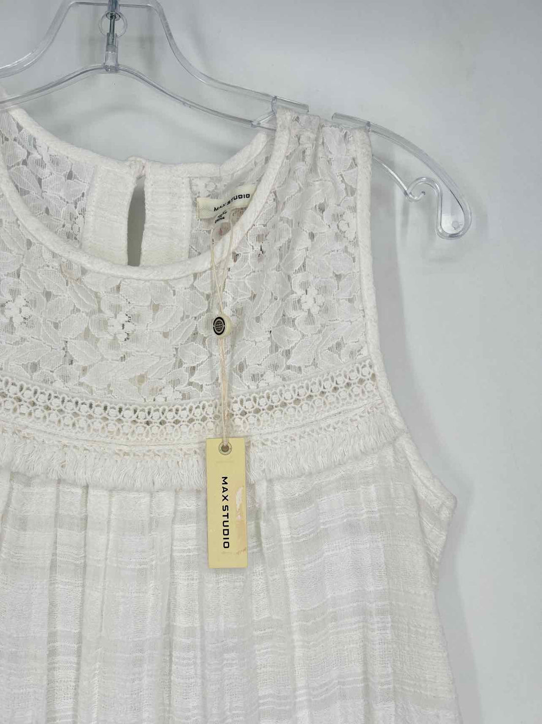 Max Studio Size S White NWT Sleeveless