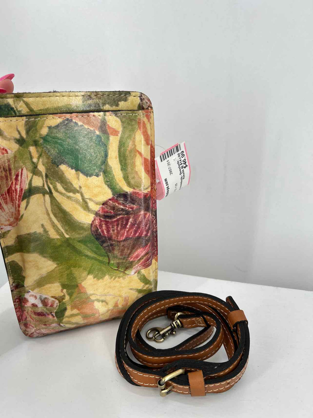 Patricia Nash Yellow Print Crossbody