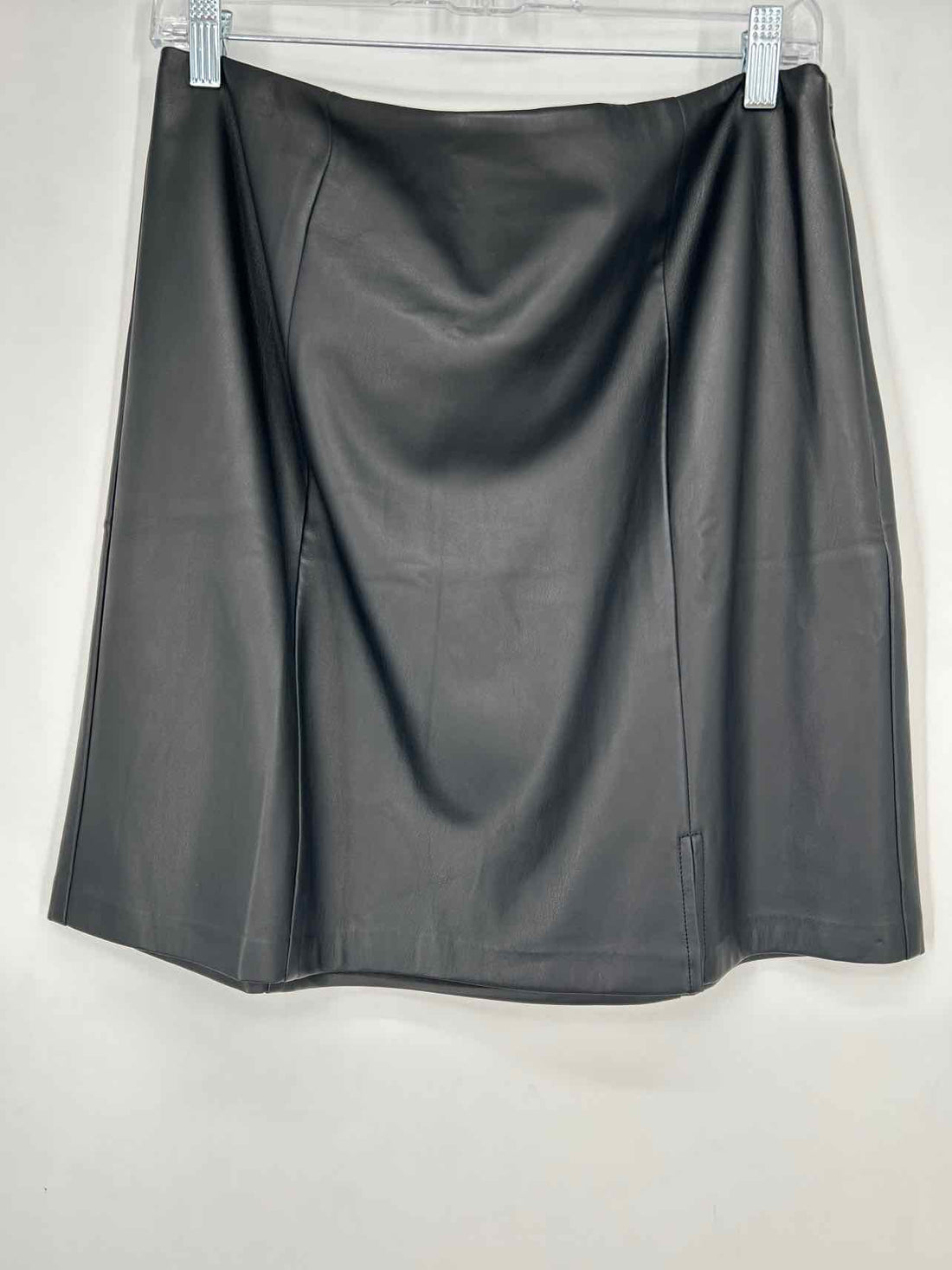 Loft Size 12 Black Faux Leather Skirts