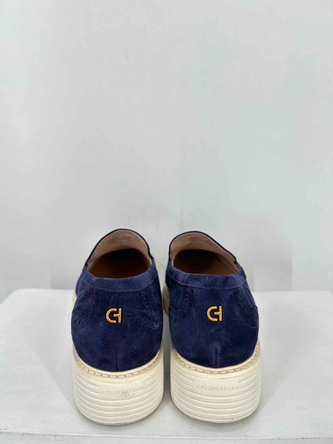 Cole Haan Women Size 9.5 Navy Platform Loafers