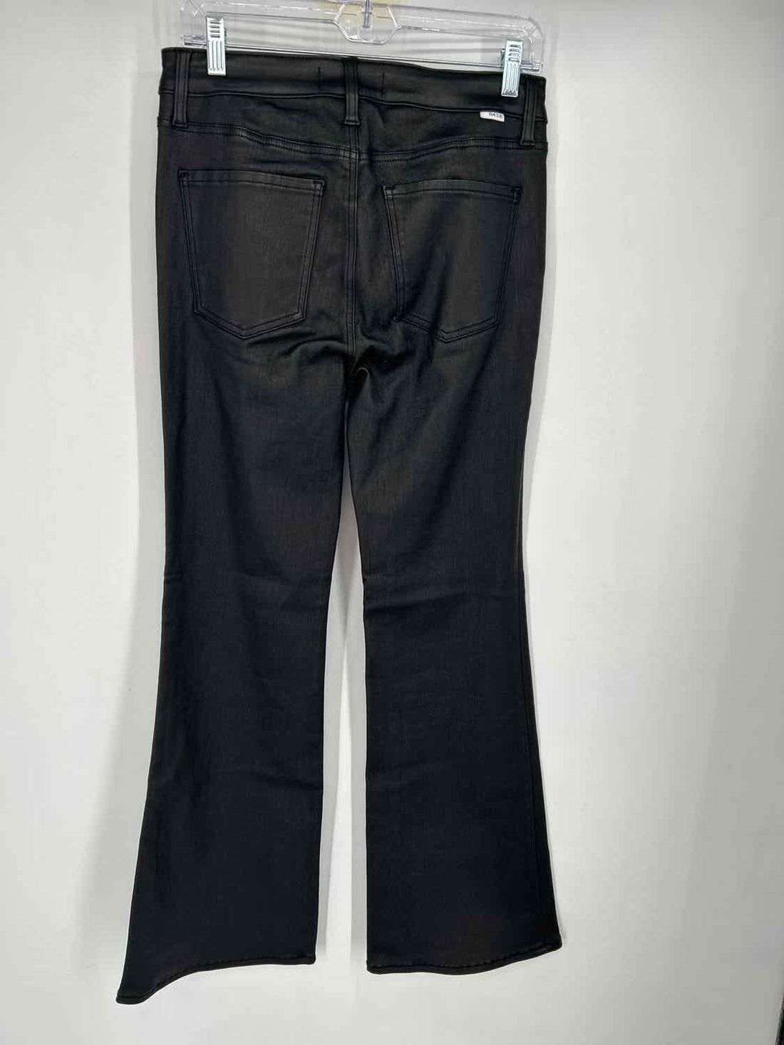 Daze Size 28 Black Coated Denim Jeans