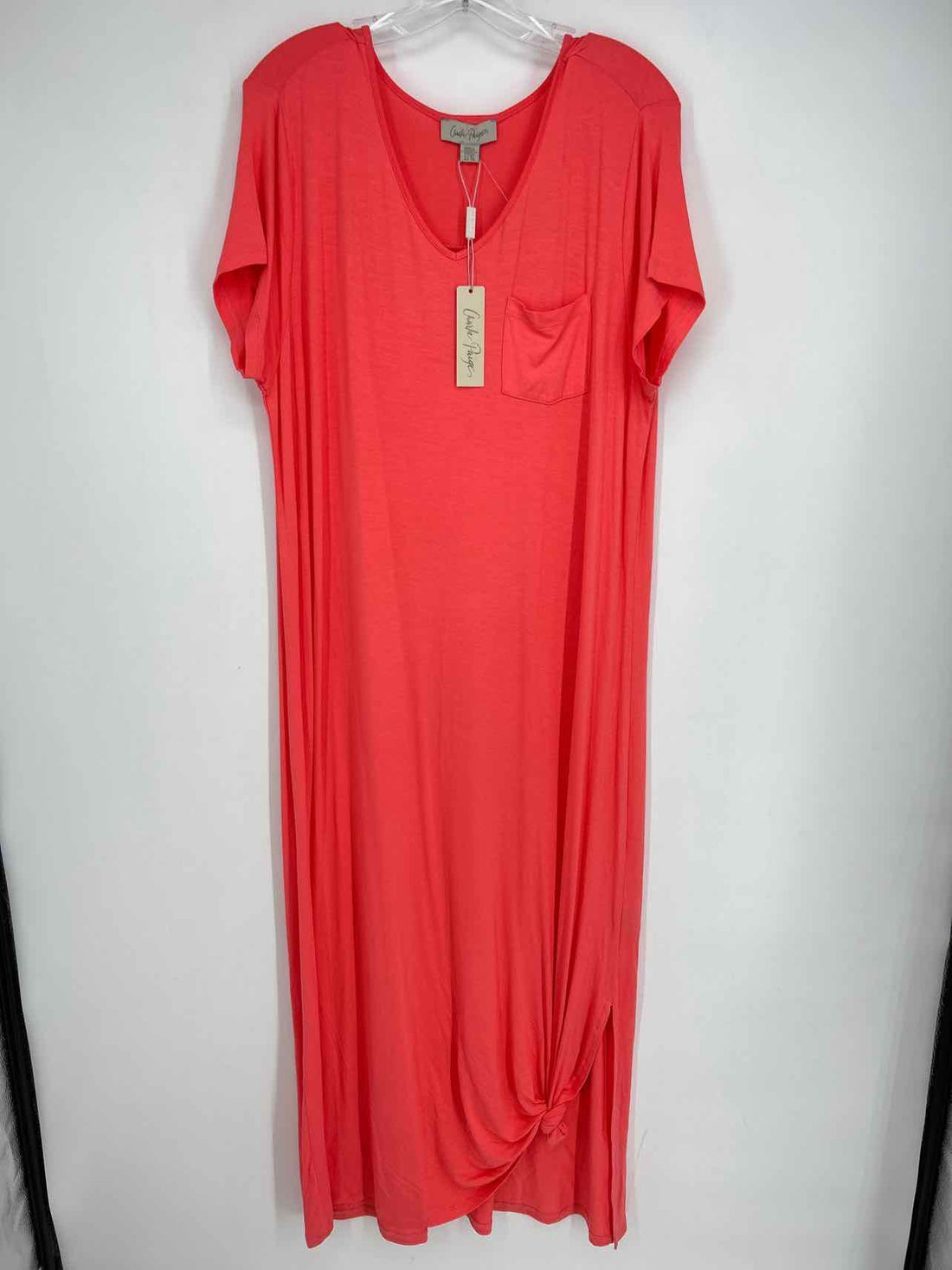 Charlie Paige Size L/XL Coral NWT Dress
