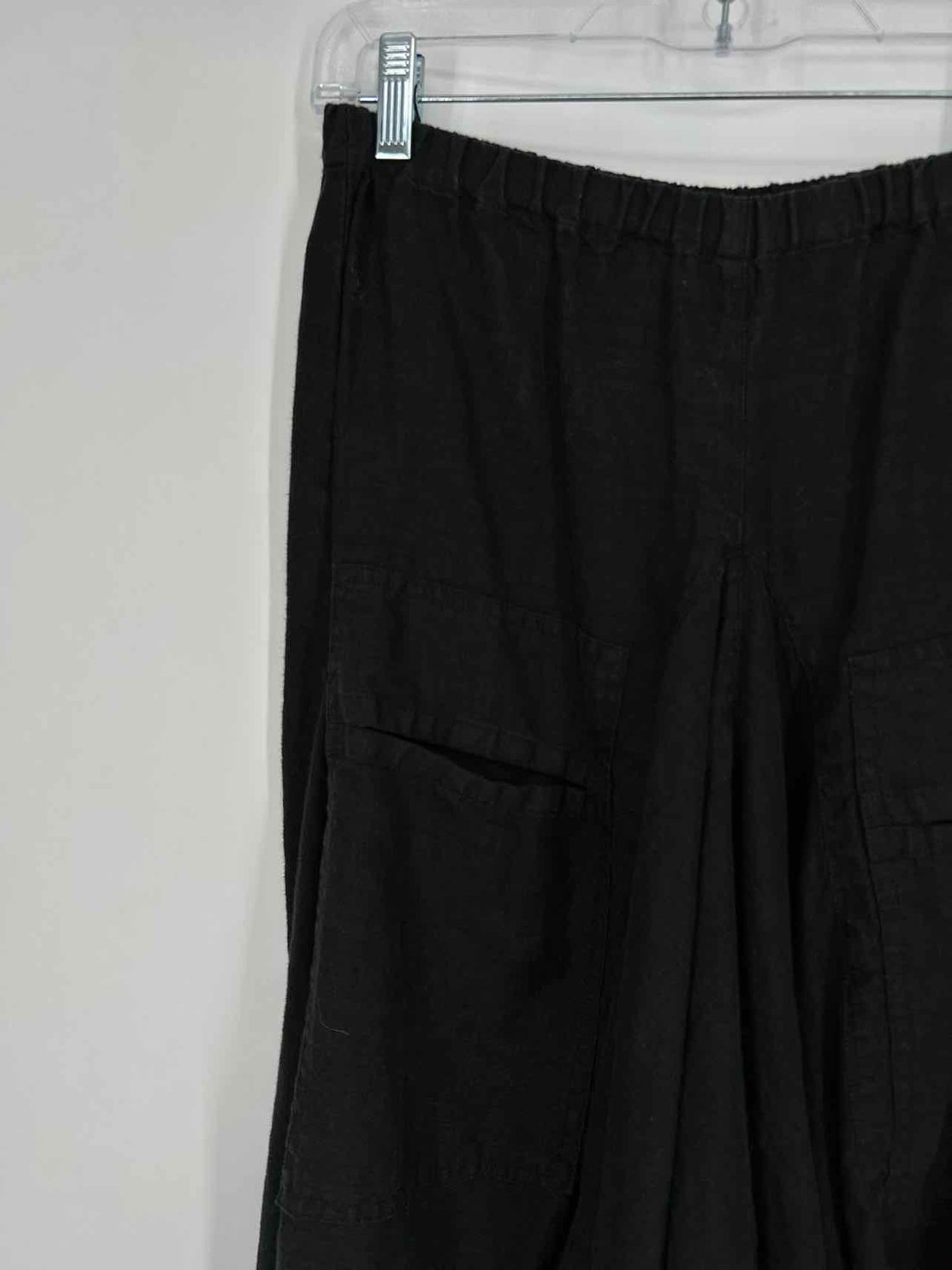 Yuvita Size XS Black Linen Skirts